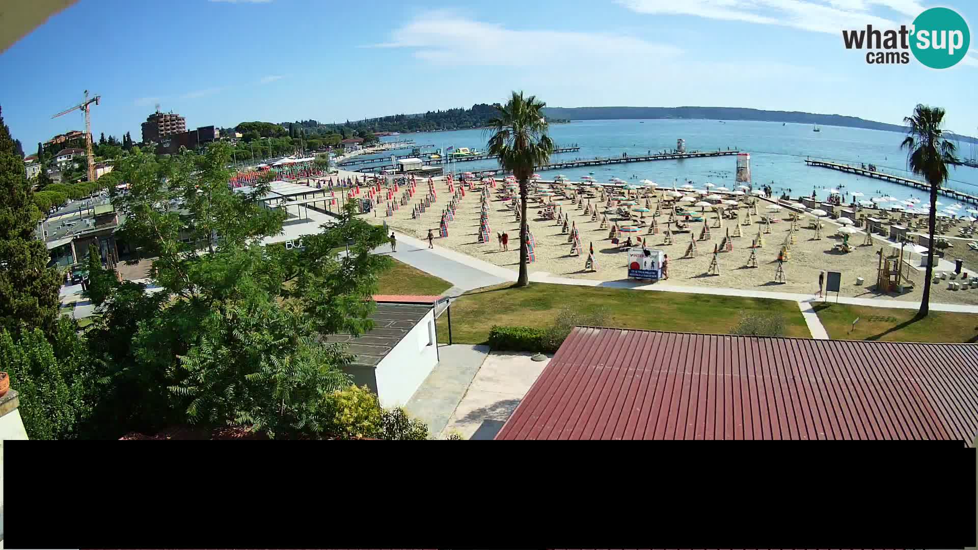 Spiaggia di Portorose live webcam