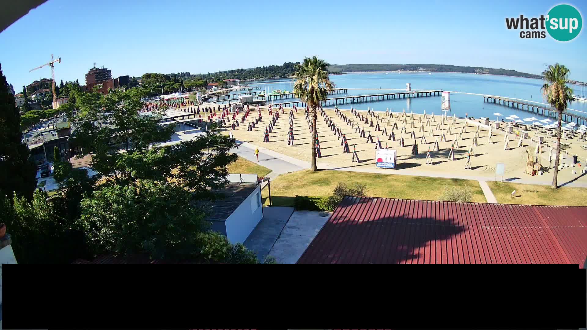 Plaža Portorož web kamera