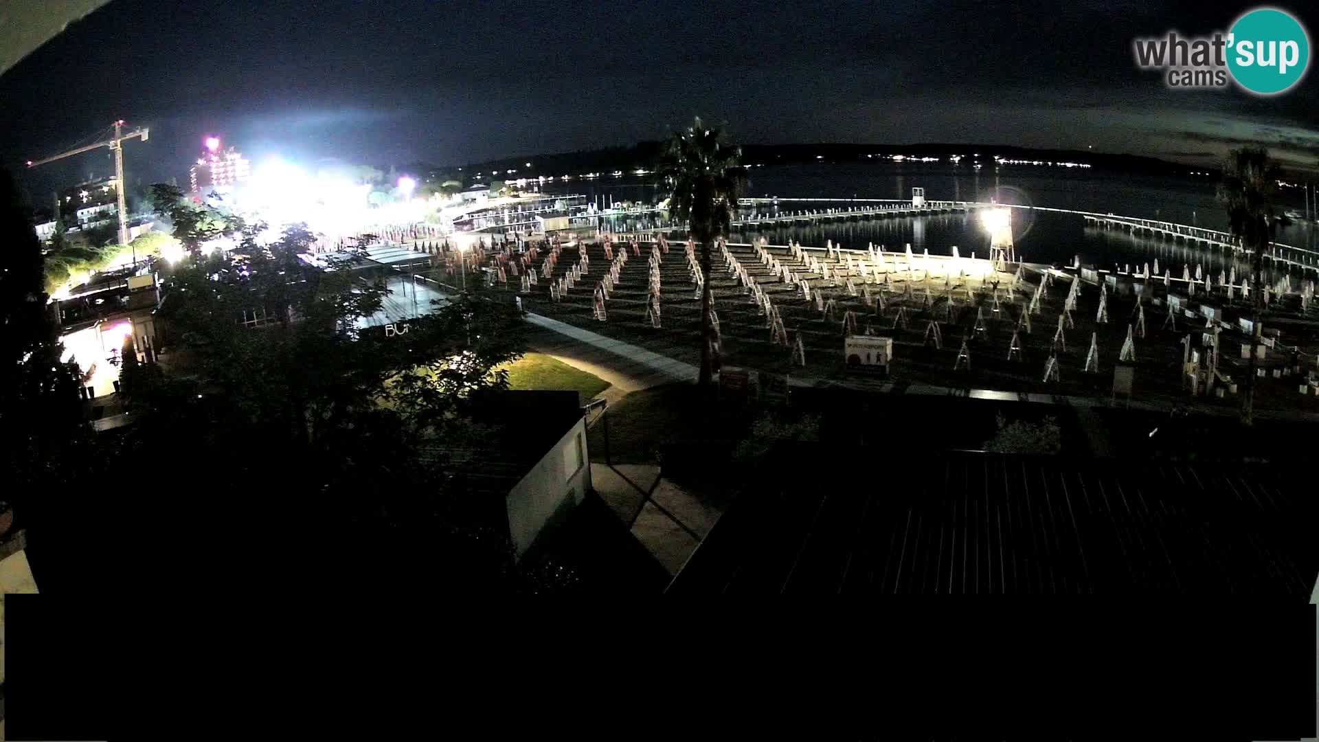 Spiaggia di Portorose live webcam