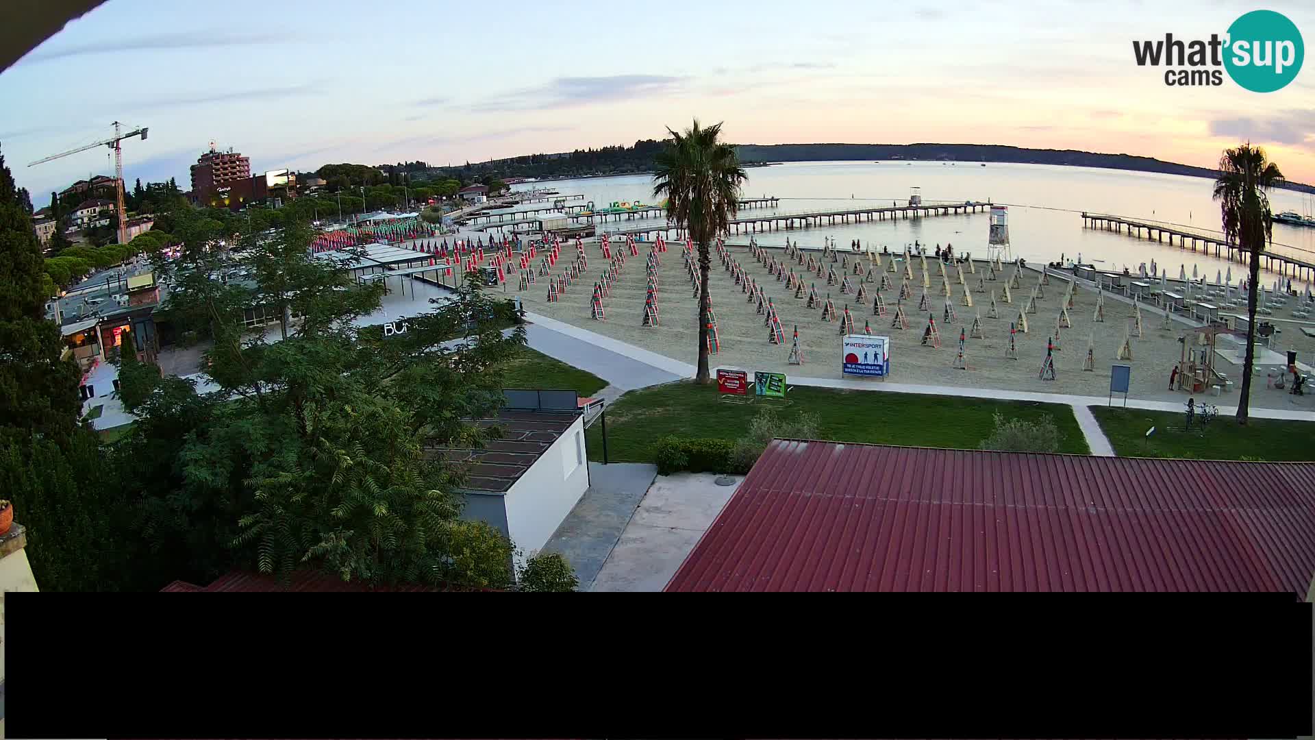 Spletna kamera plaža Portorož