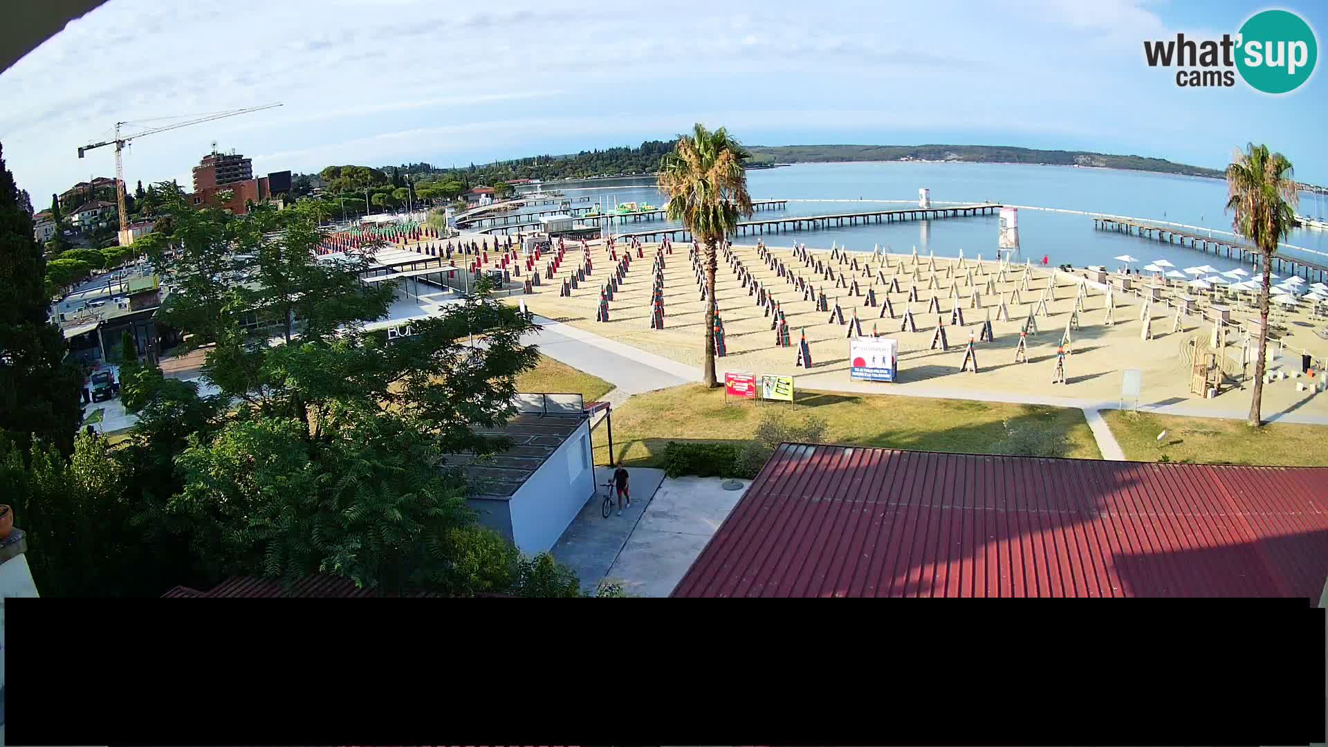 Plage Portorož live cam