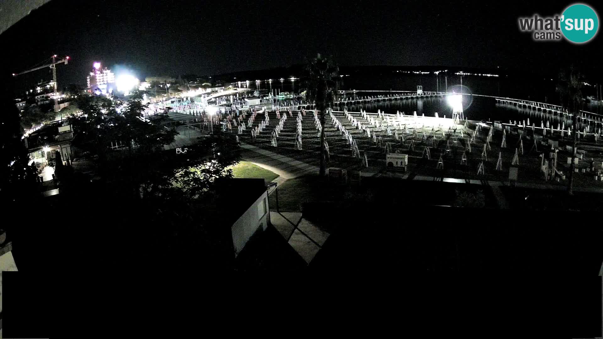 Playa Portorož camera en vivo