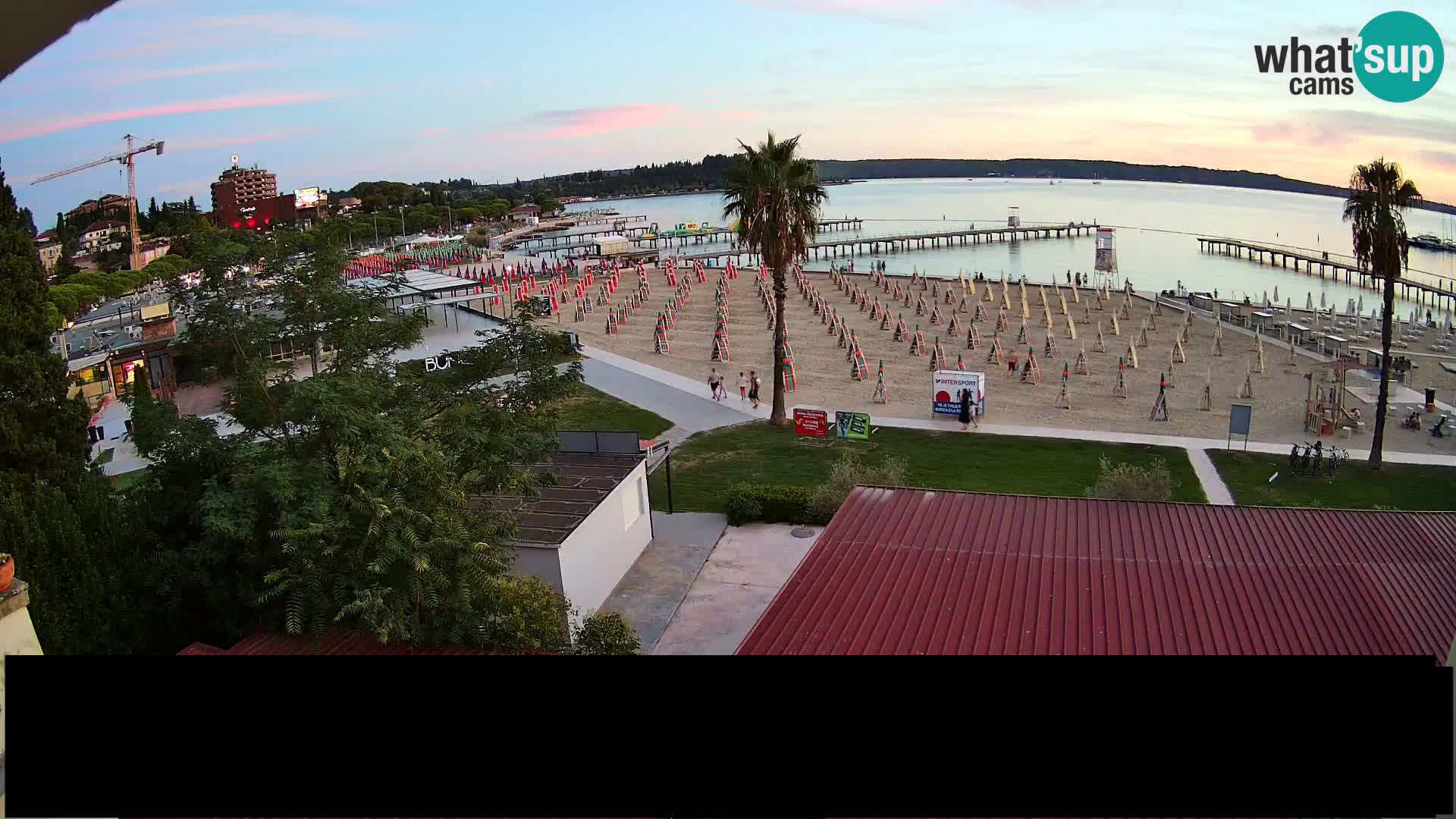 Spletna kamera plaža Portorož