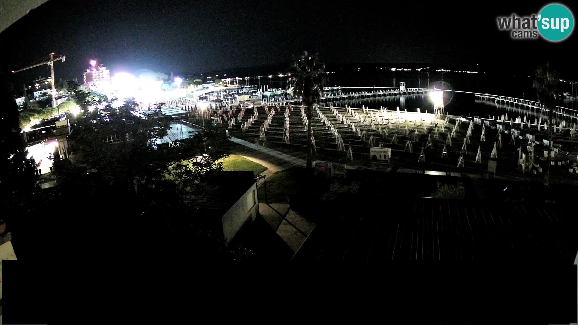 Spiaggia di Portorose live webcam
