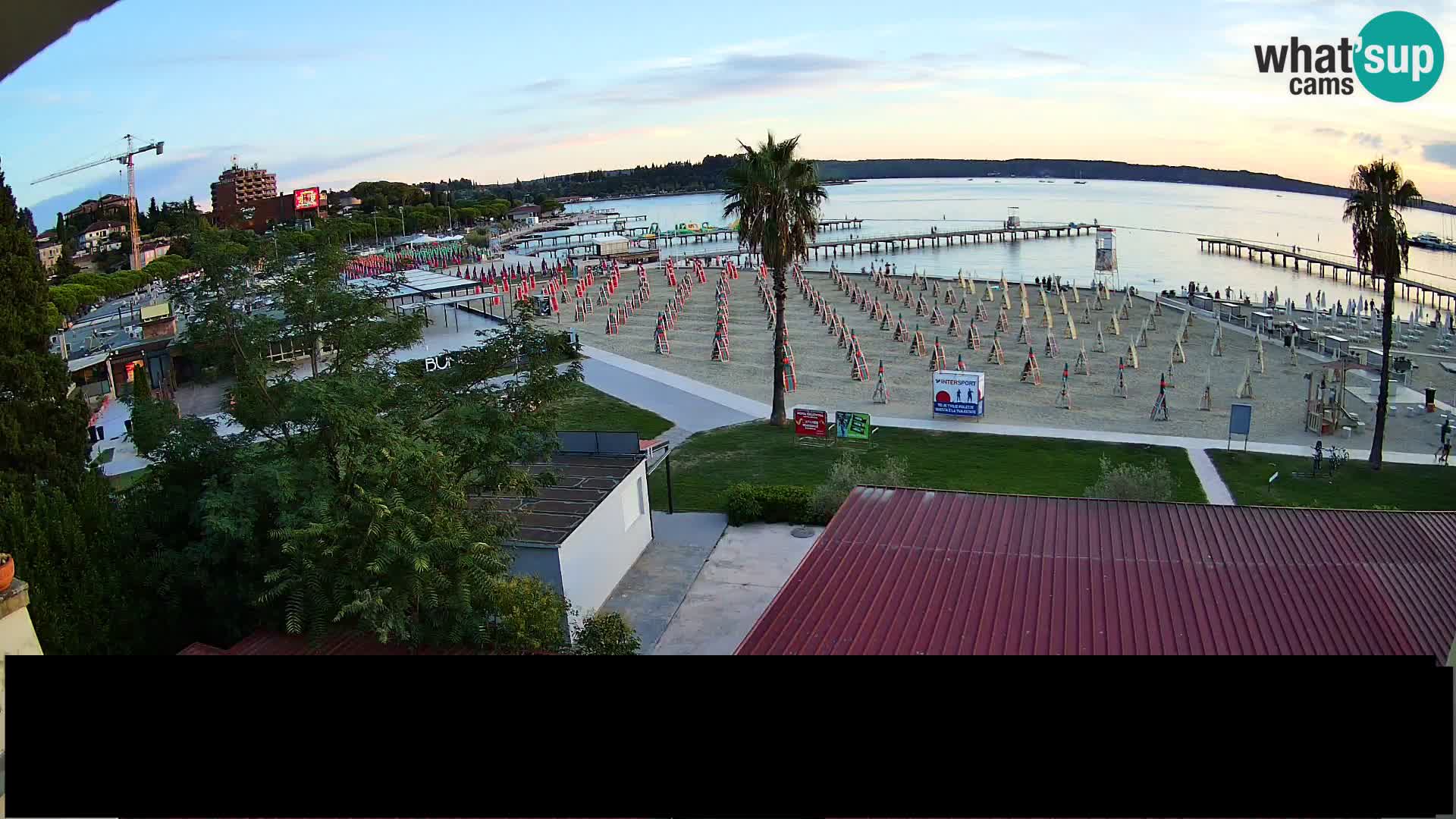 Webcam Live Strand in Portorož