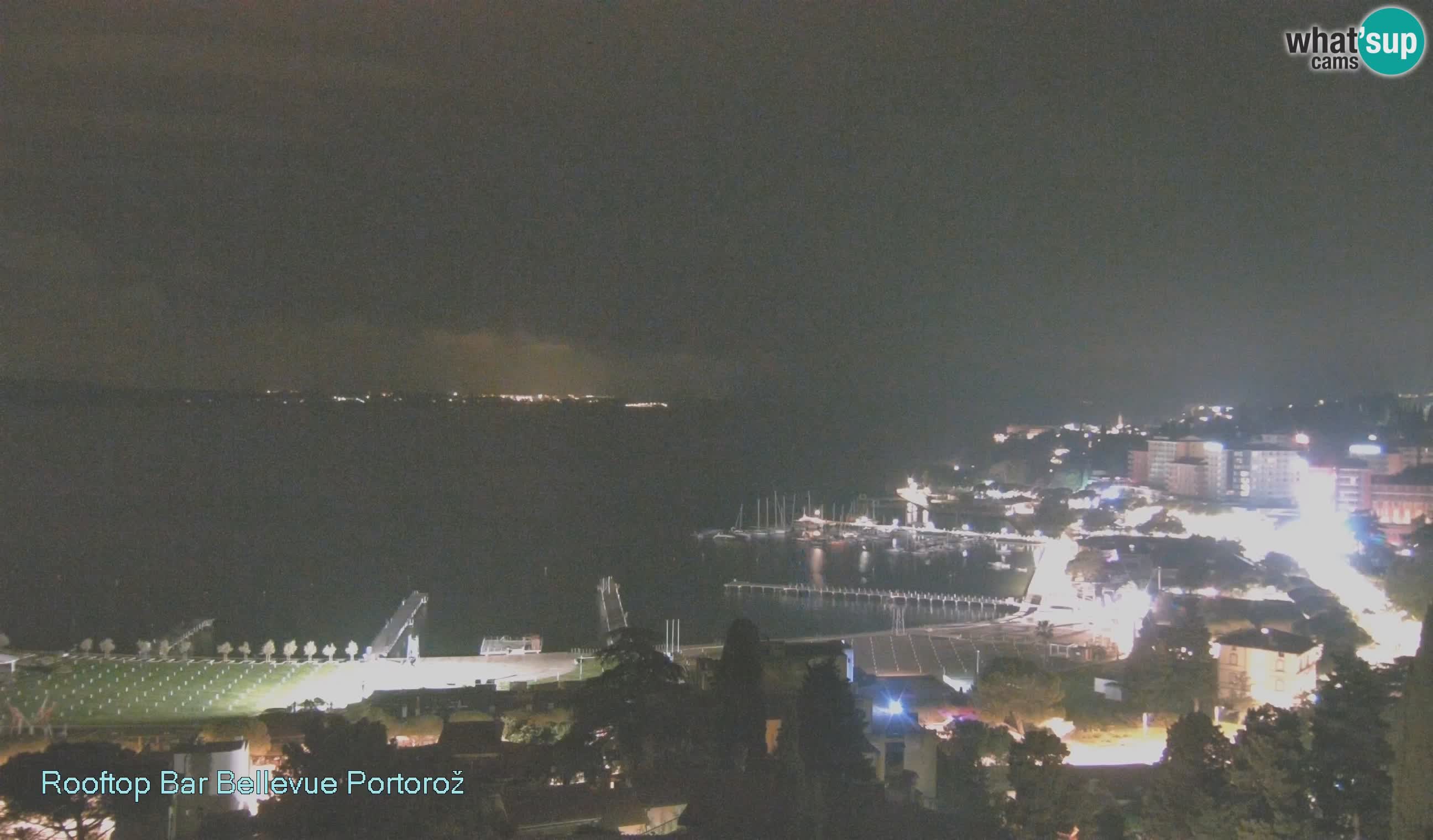 Portorož web kamera – pogled sa Villa Bellevue