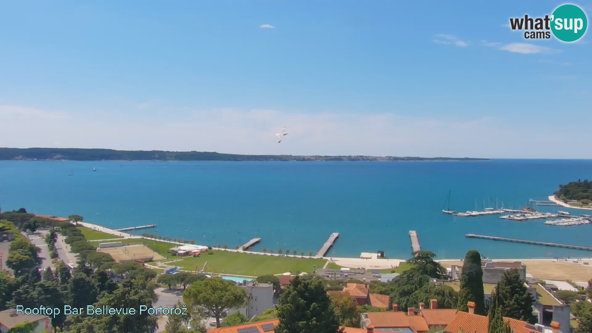Livecam Portorož – view from Villa Bellevue