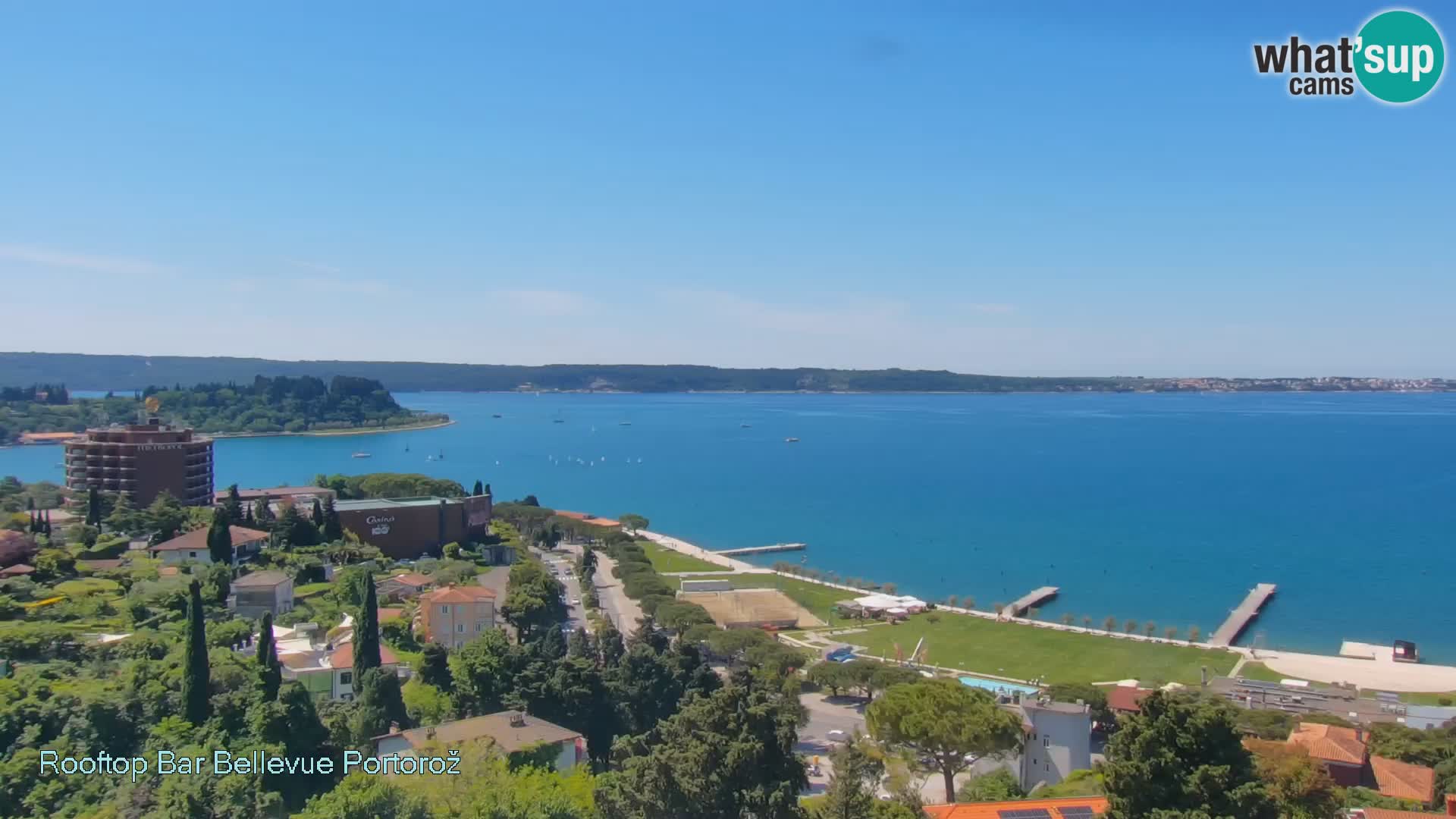 Panorama webcam Portorož – view from Villa Bellevue