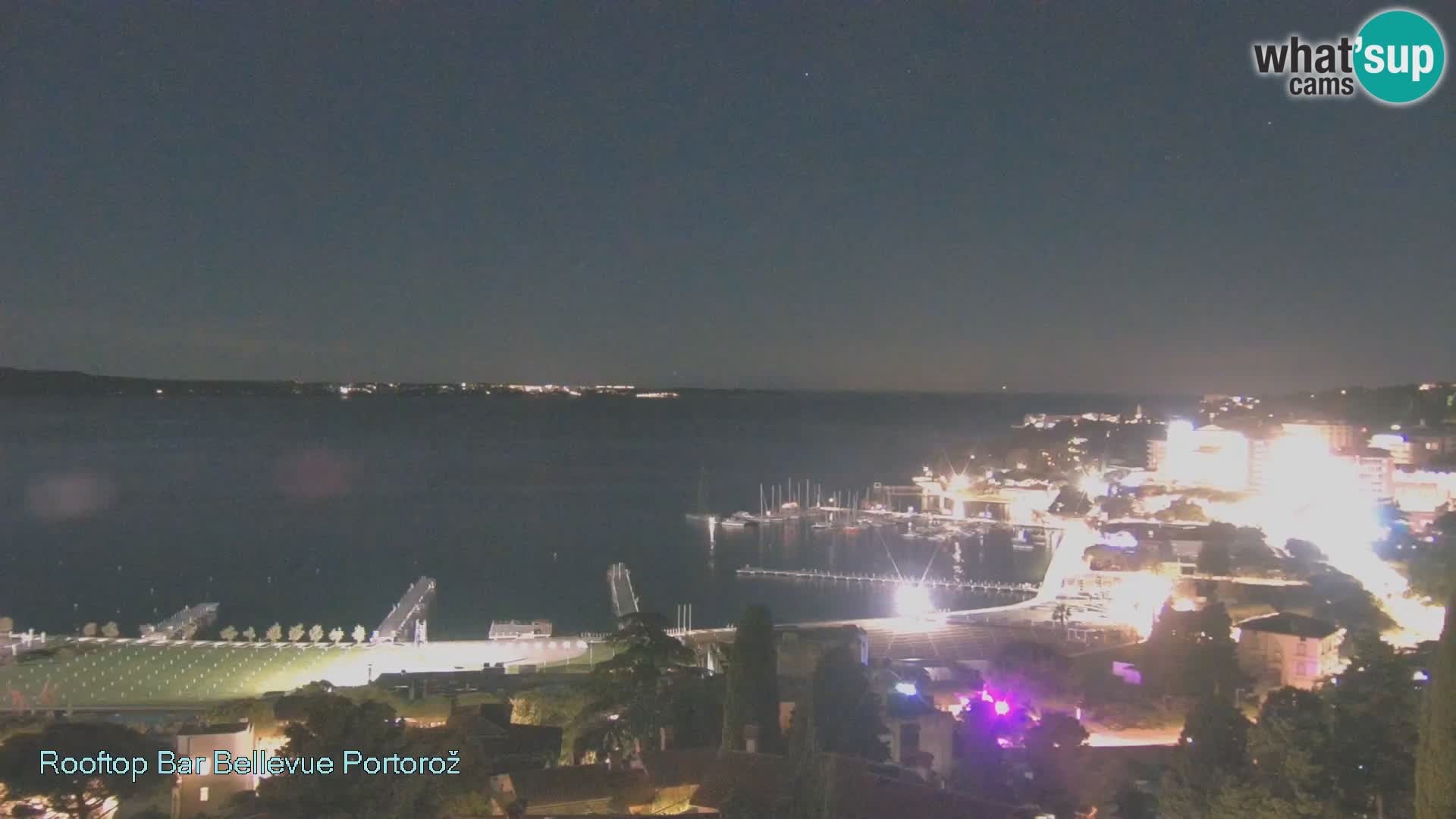 Panorama webcam Portorož – view from Villa Bellevue