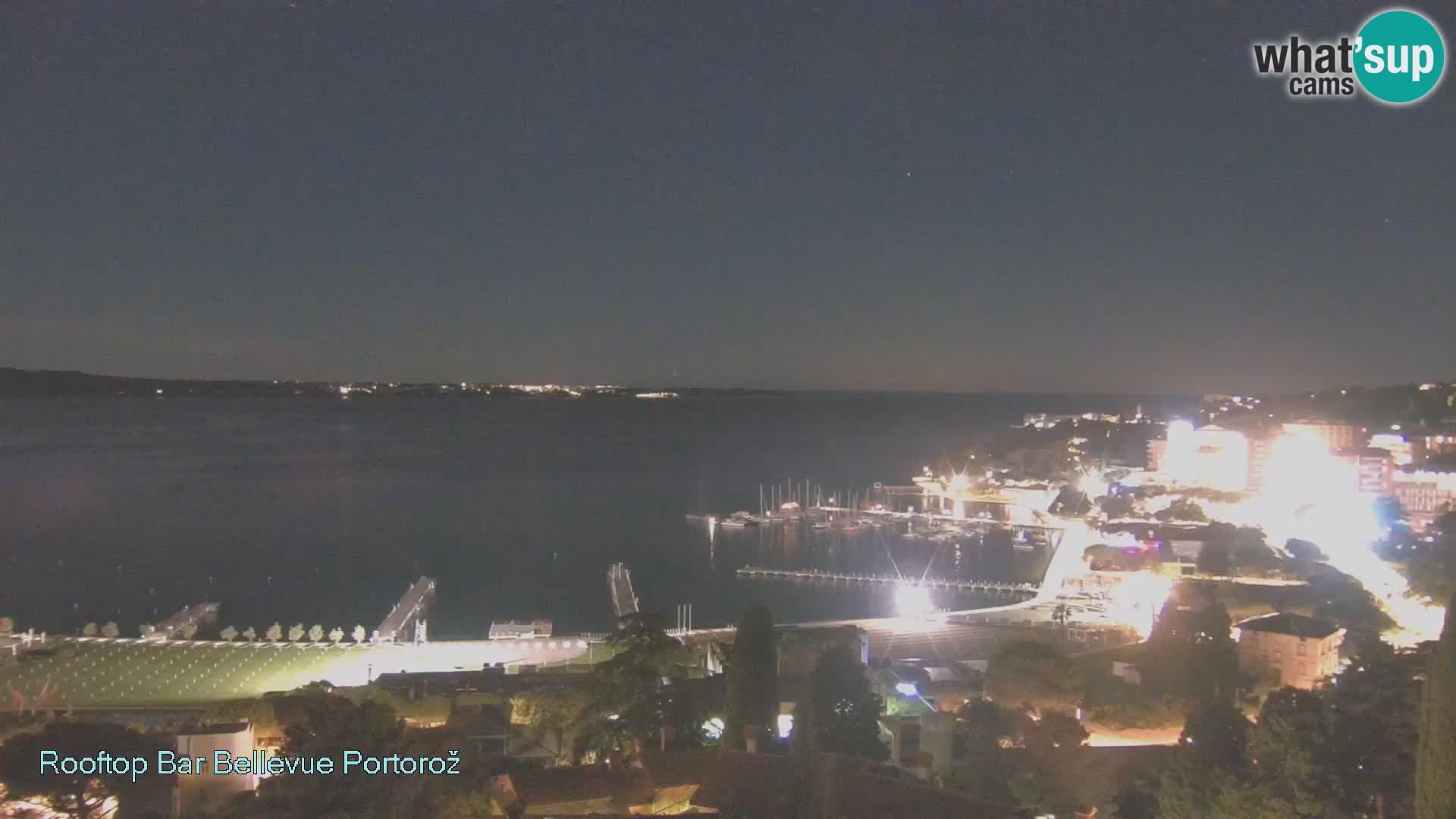 Panorama webcam Portorož – view from Villa Bellevue