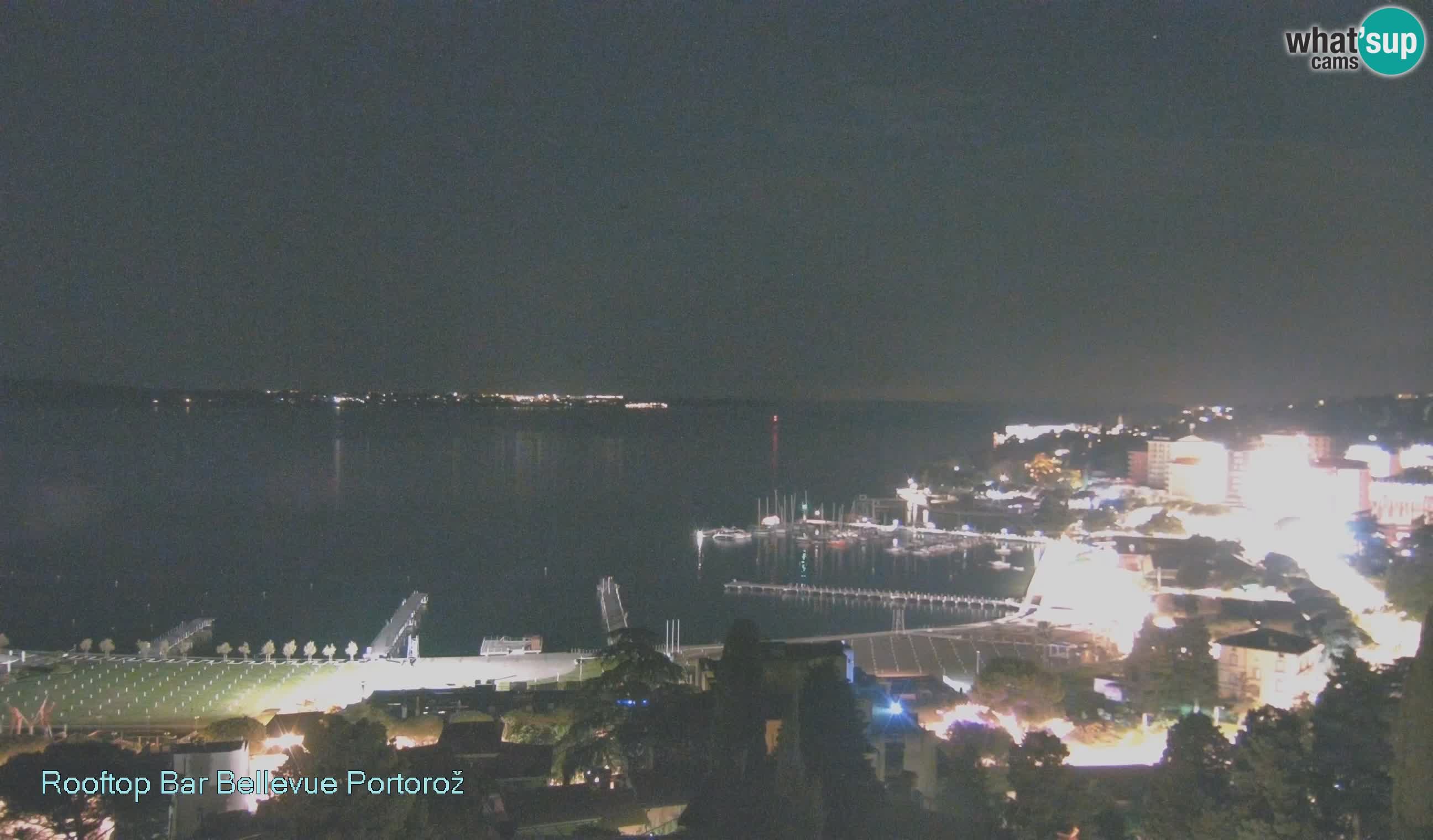 Portorož spletna kamera – pogled z Villa Bellevue