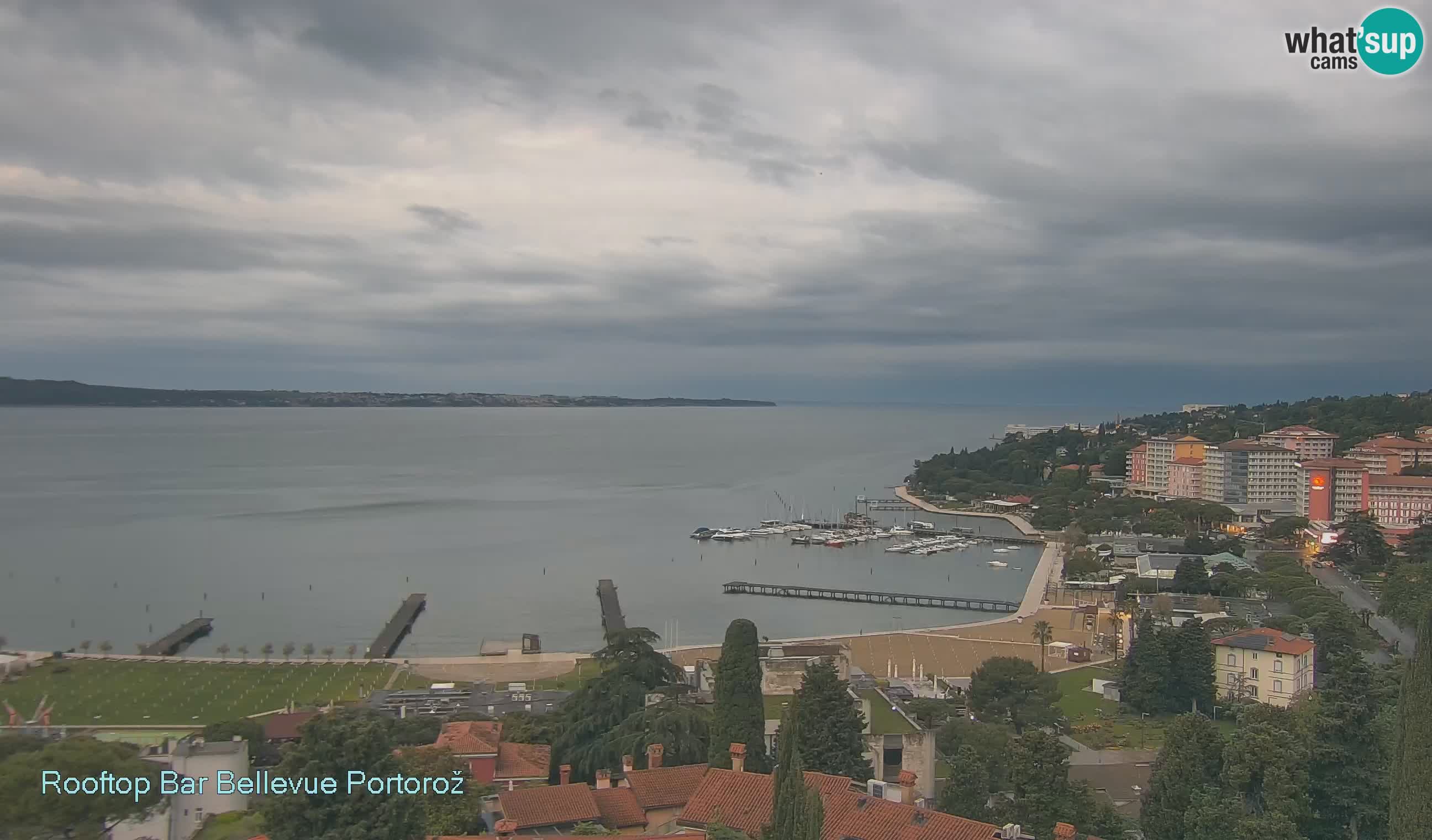 Live webcam Portorož – Panorama dalla Villa Bellevue