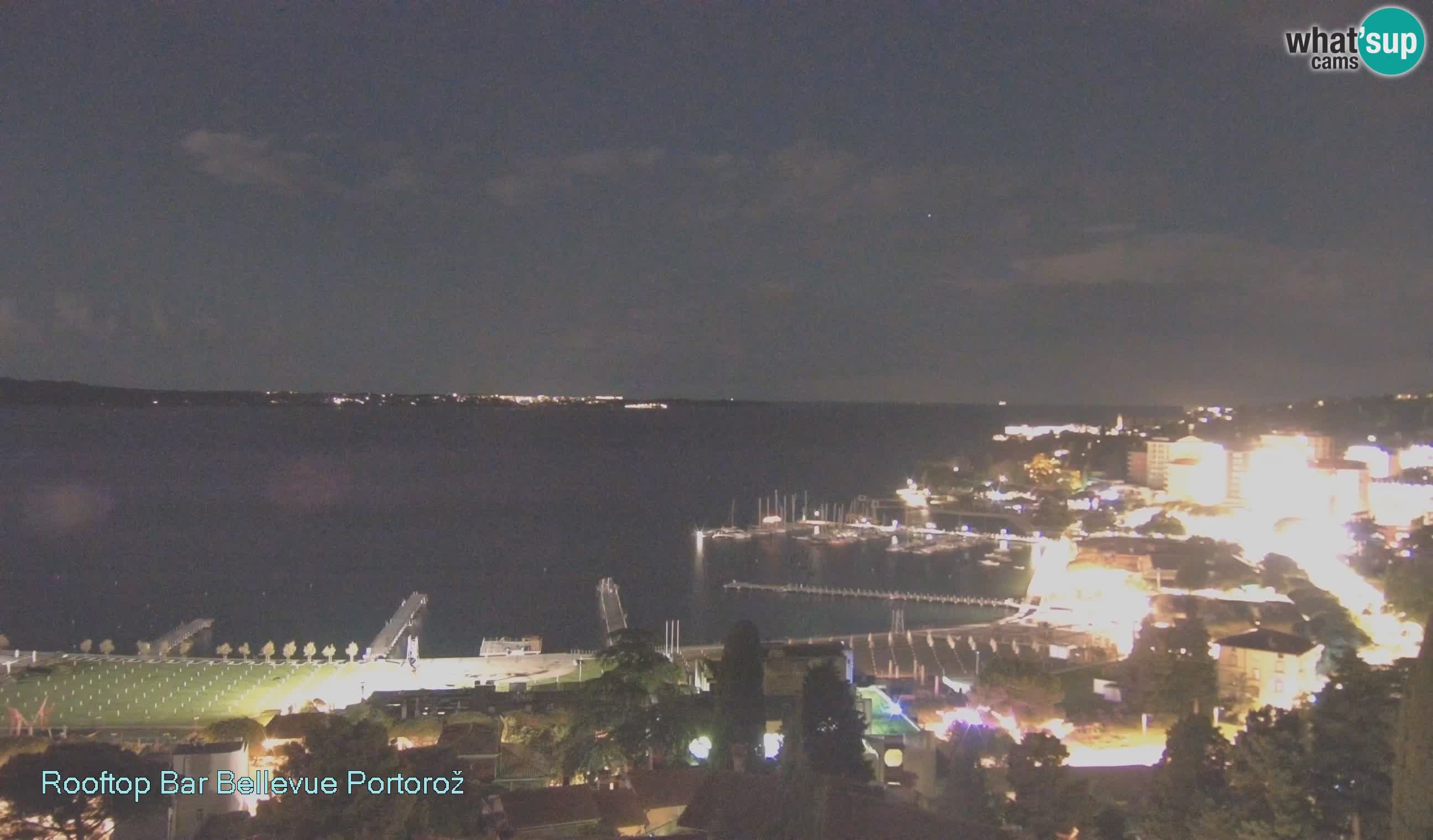 Portorož web kamera – pogled sa Villa Bellevue