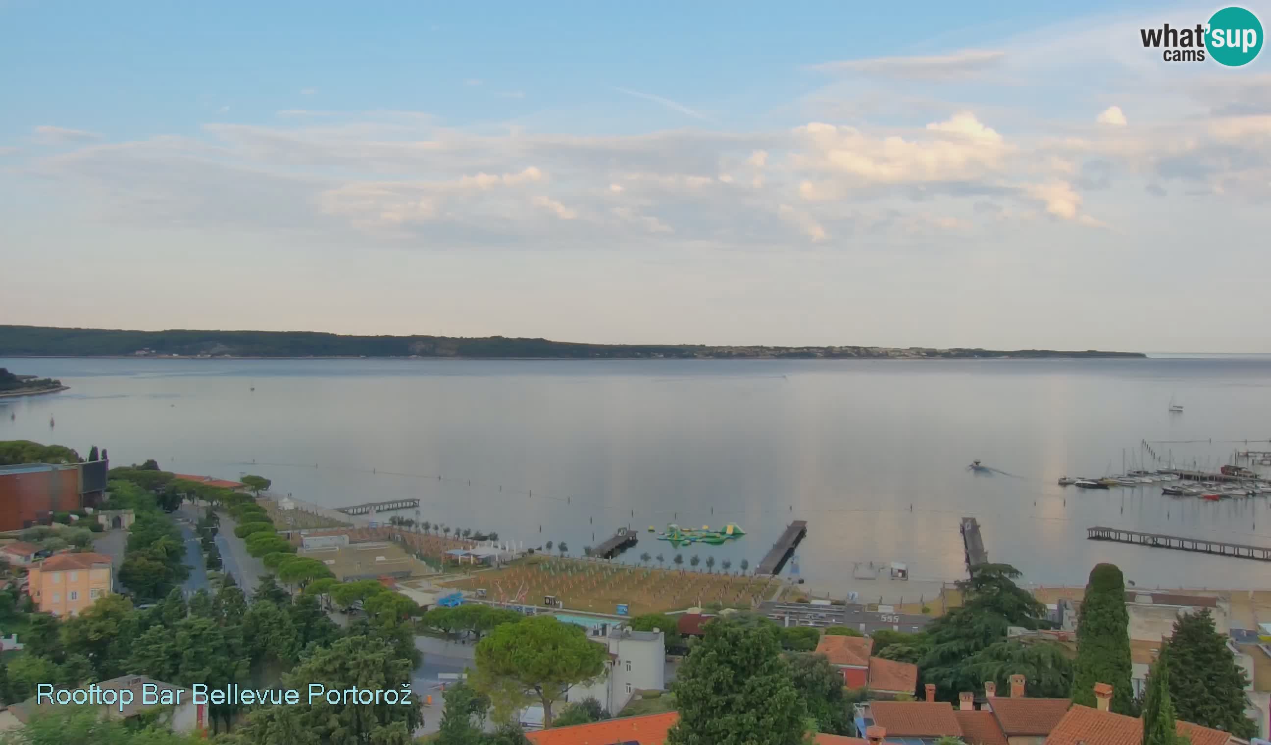 Live webcam Portorož – Panorama dalla Villa Bellevue