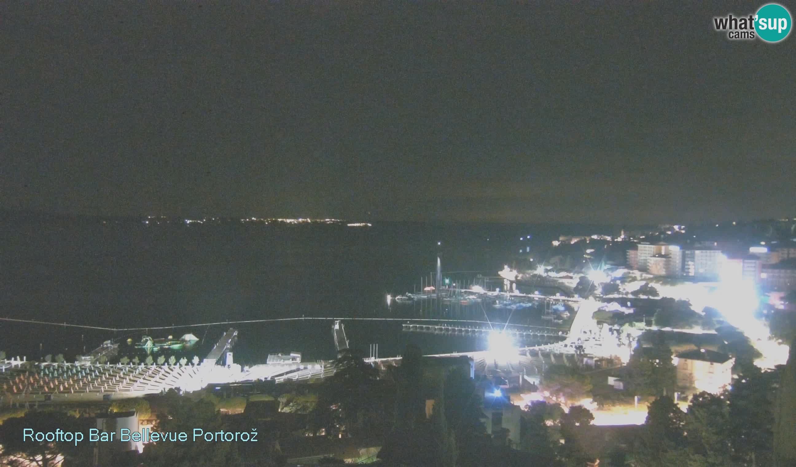 Live webcam Portorož – Panorama dalla Villa Bellevue