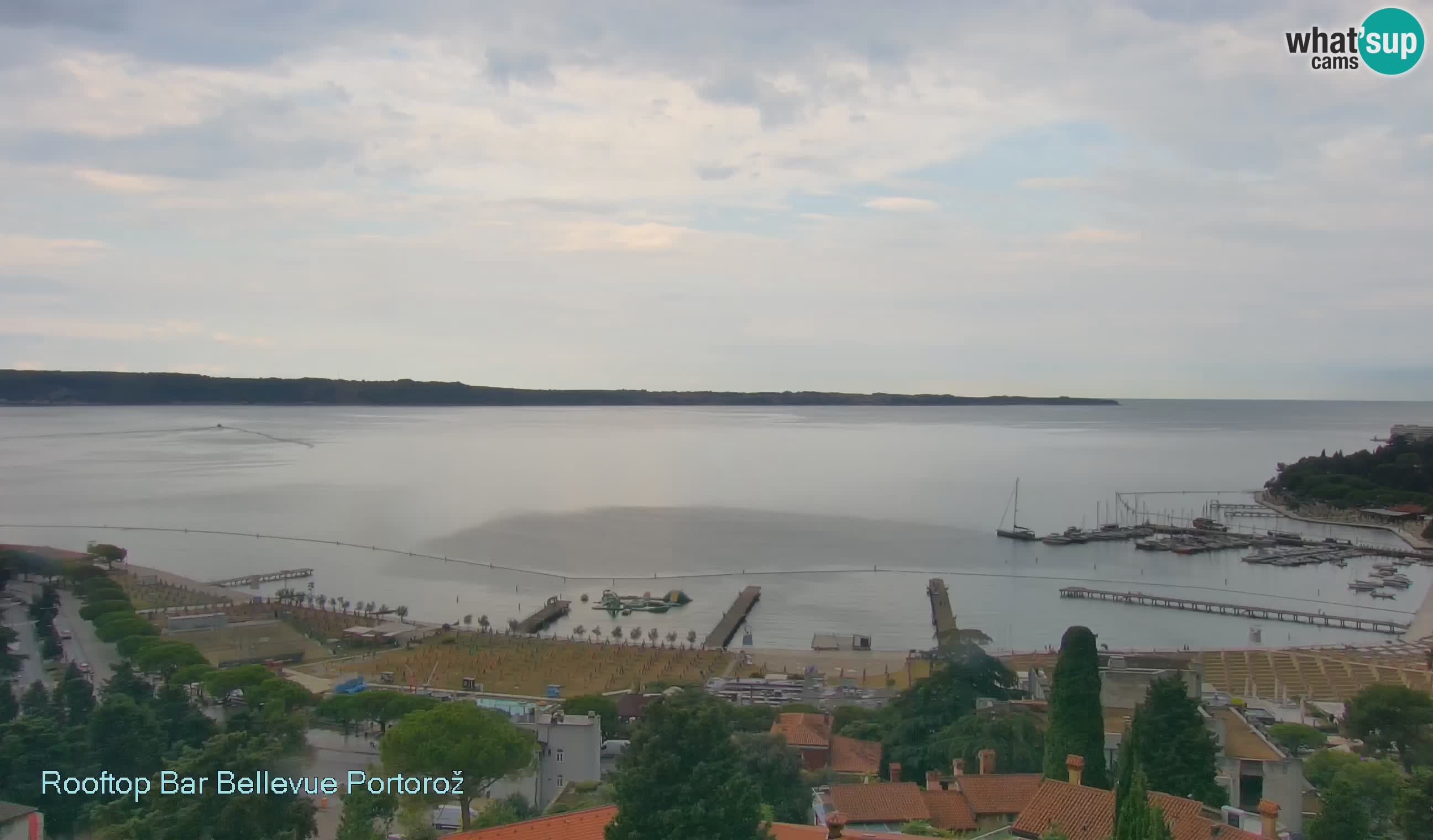 Panorama webcam Portorož – view from Villa Bellevue