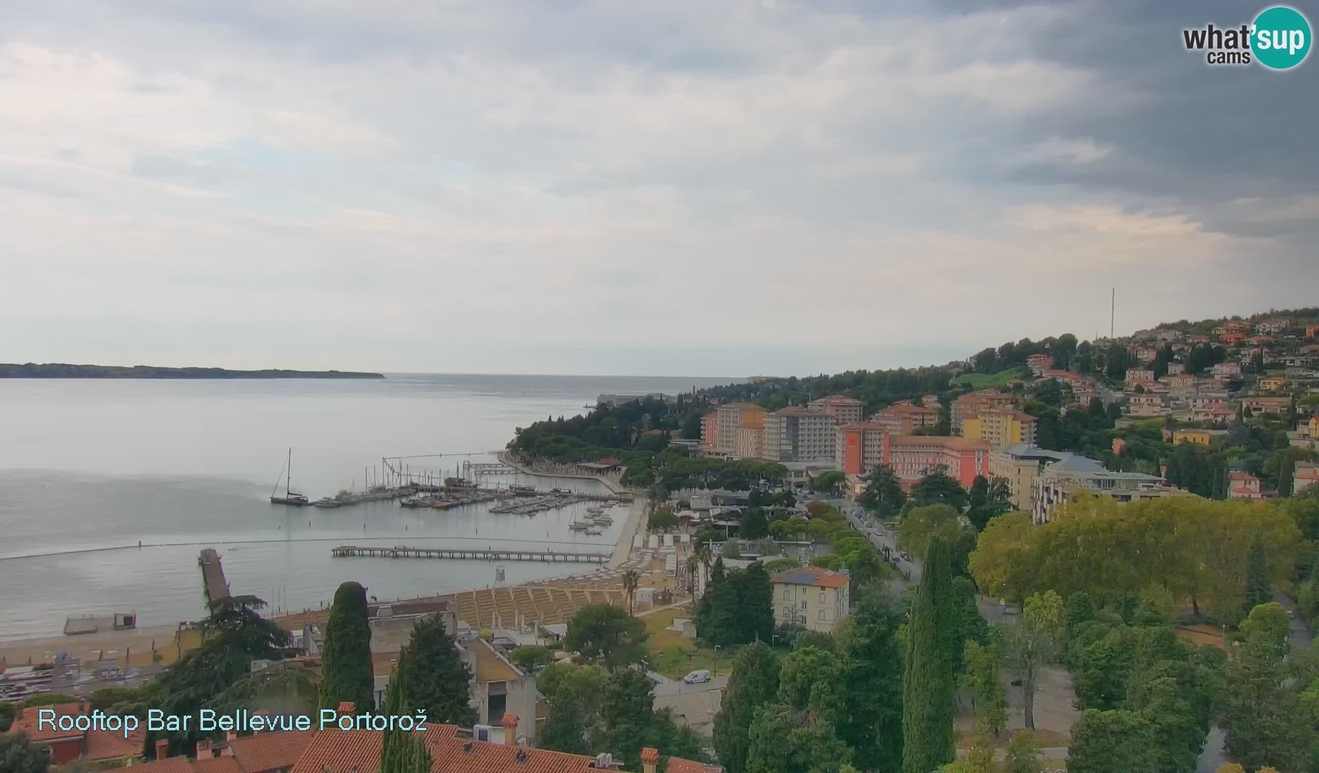 Portorož camera en vivo – Panorama Villa Bellevue