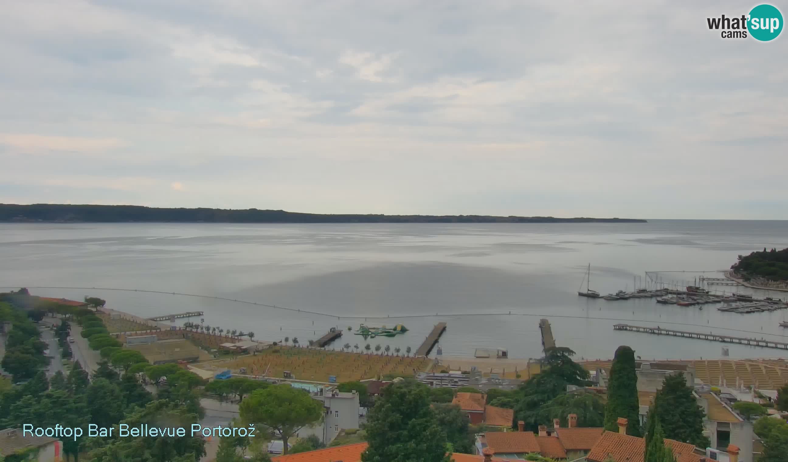 Panorama webcam Portorož – view from Villa Bellevue