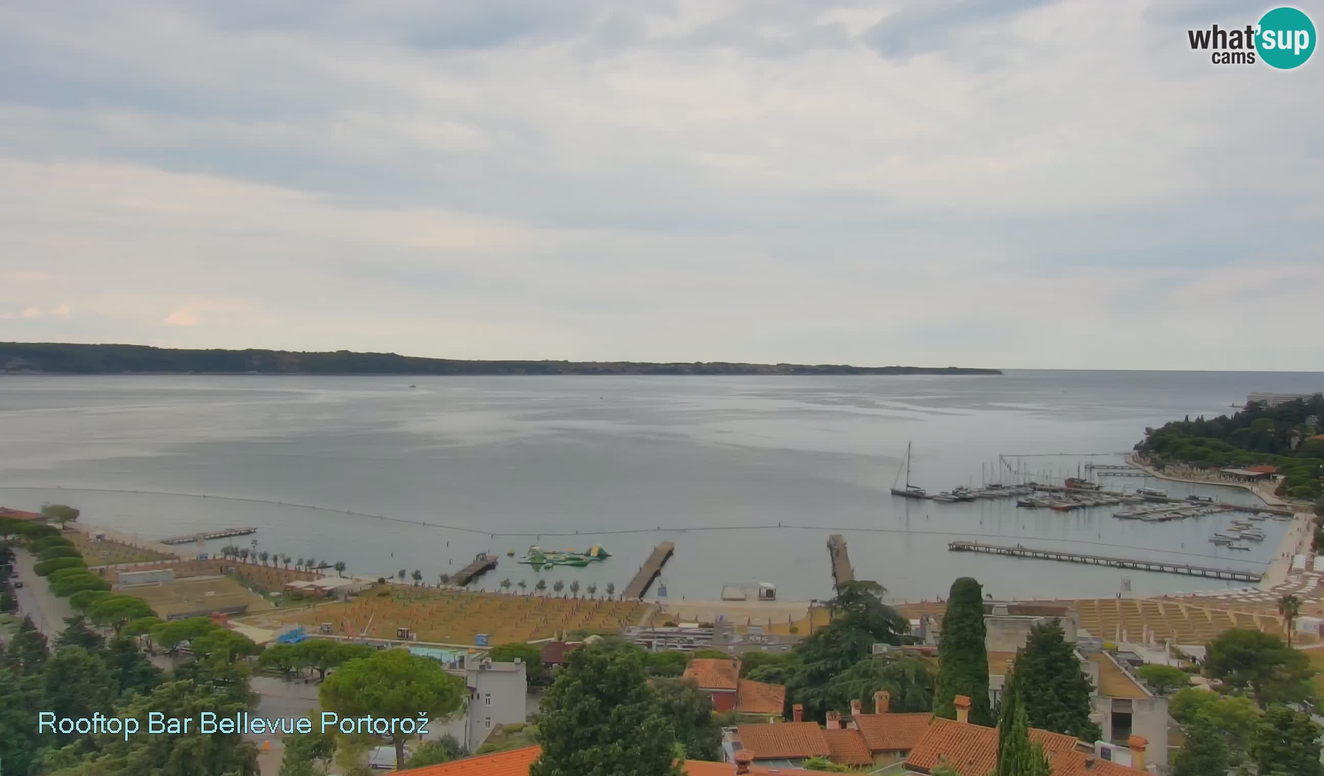 Live webcam Portorož – Panorama dalla Villa Bellevue