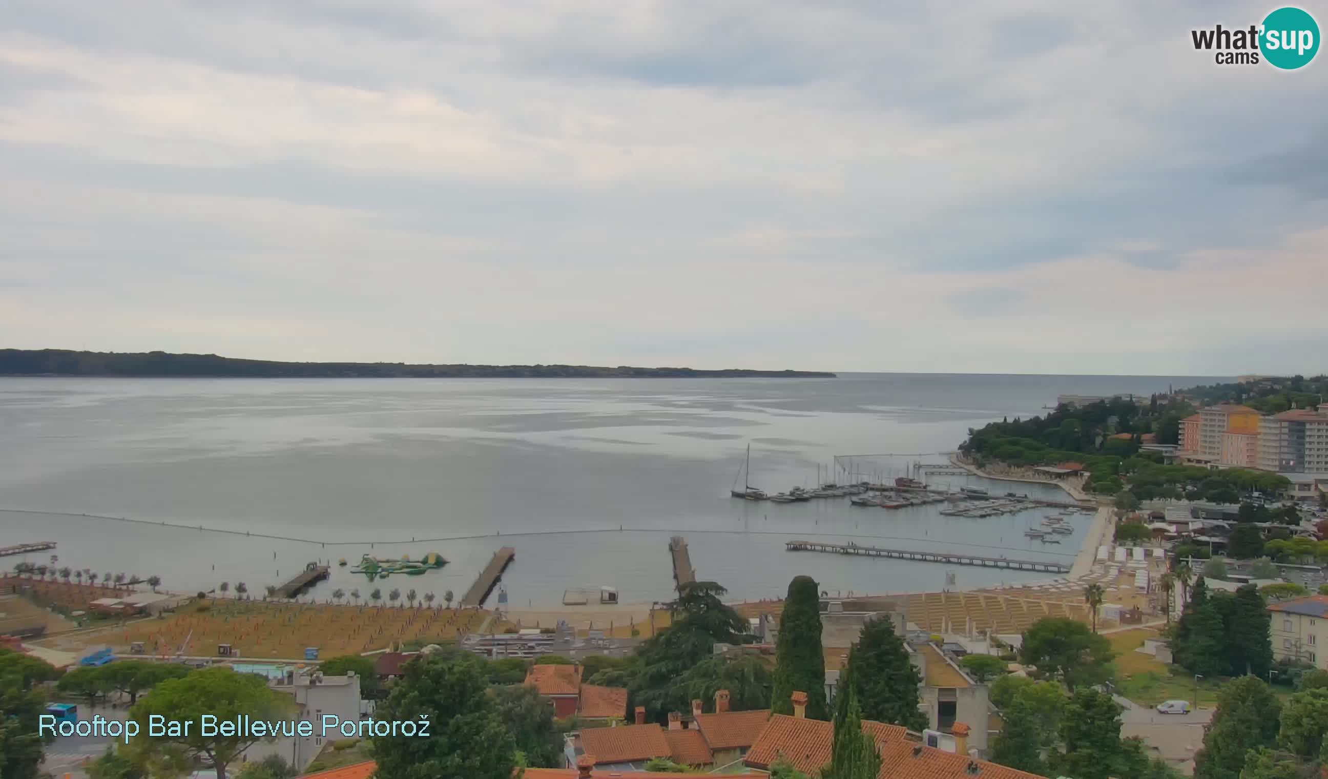 Panorama webcam Portorož – view from Villa Bellevue