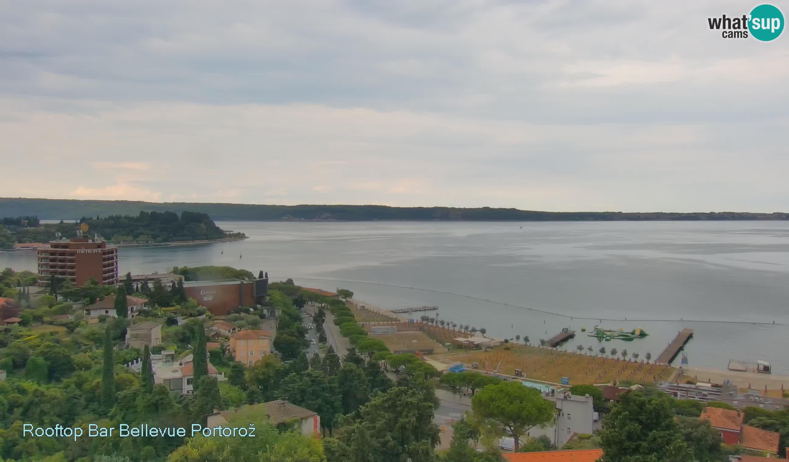 Panorama webcam Portorož – view from Villa Bellevue