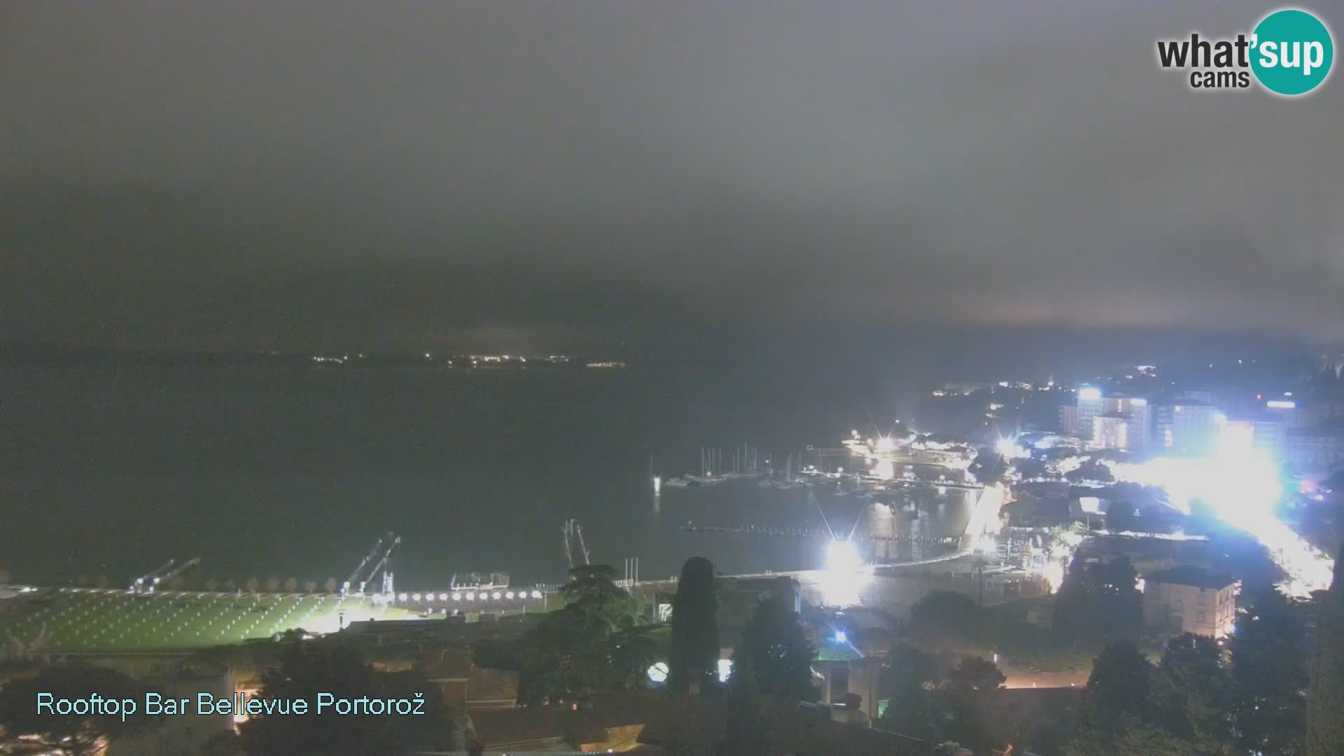 Portorož camera en vivo – Panorama Villa Bellevue