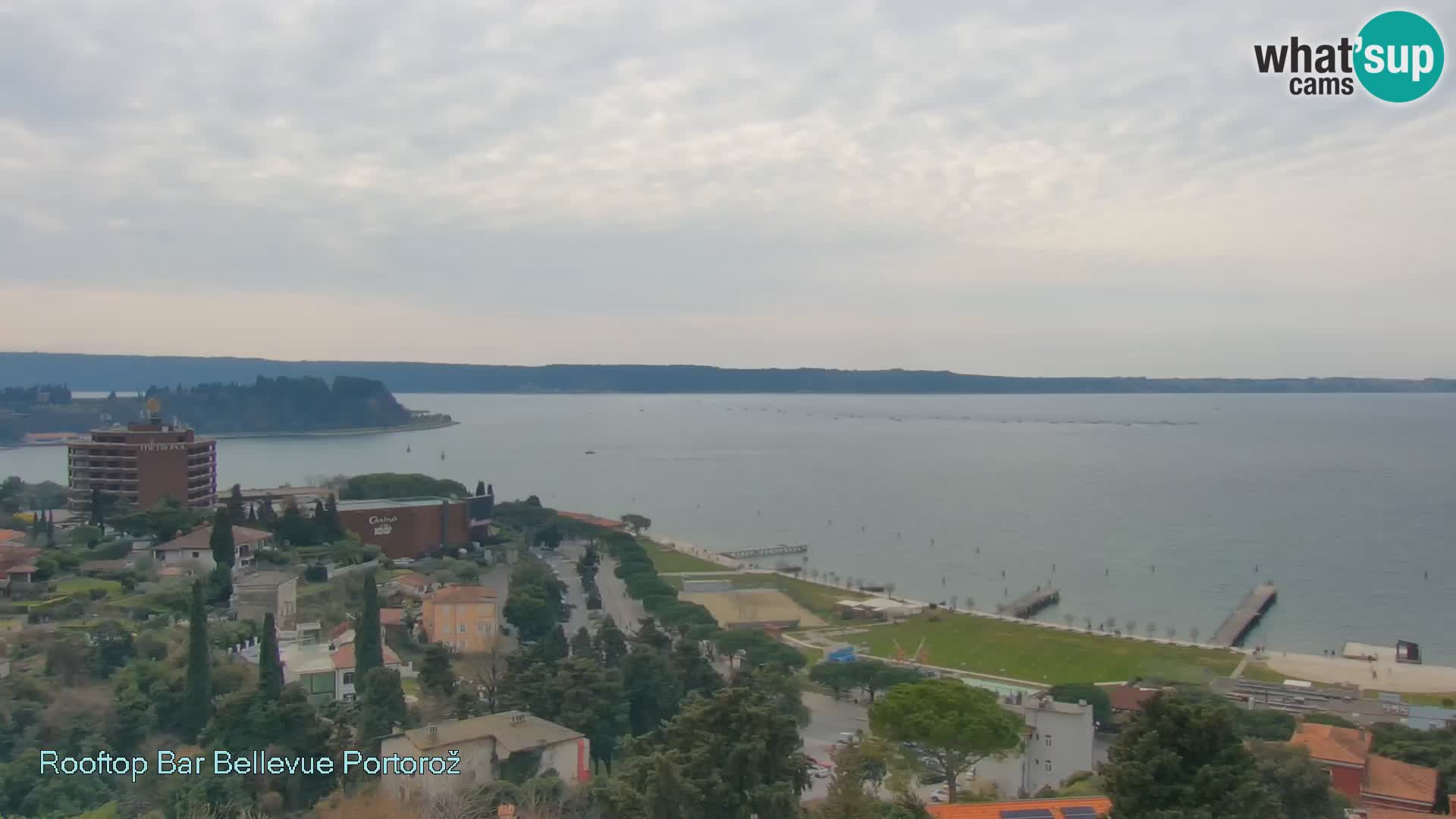 Panorama webcam Portorož – view from Villa Bellevue