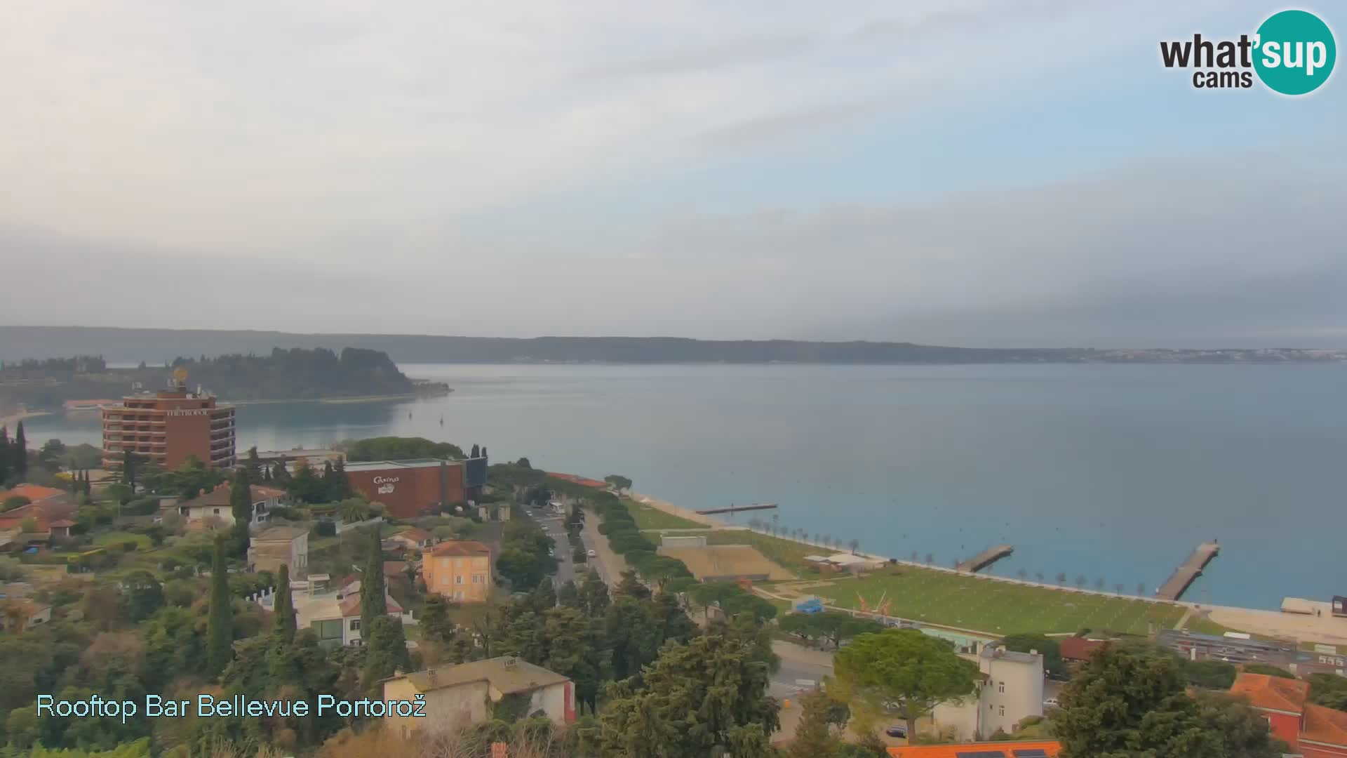 Panorama webcam Portorož – view from Villa Bellevue