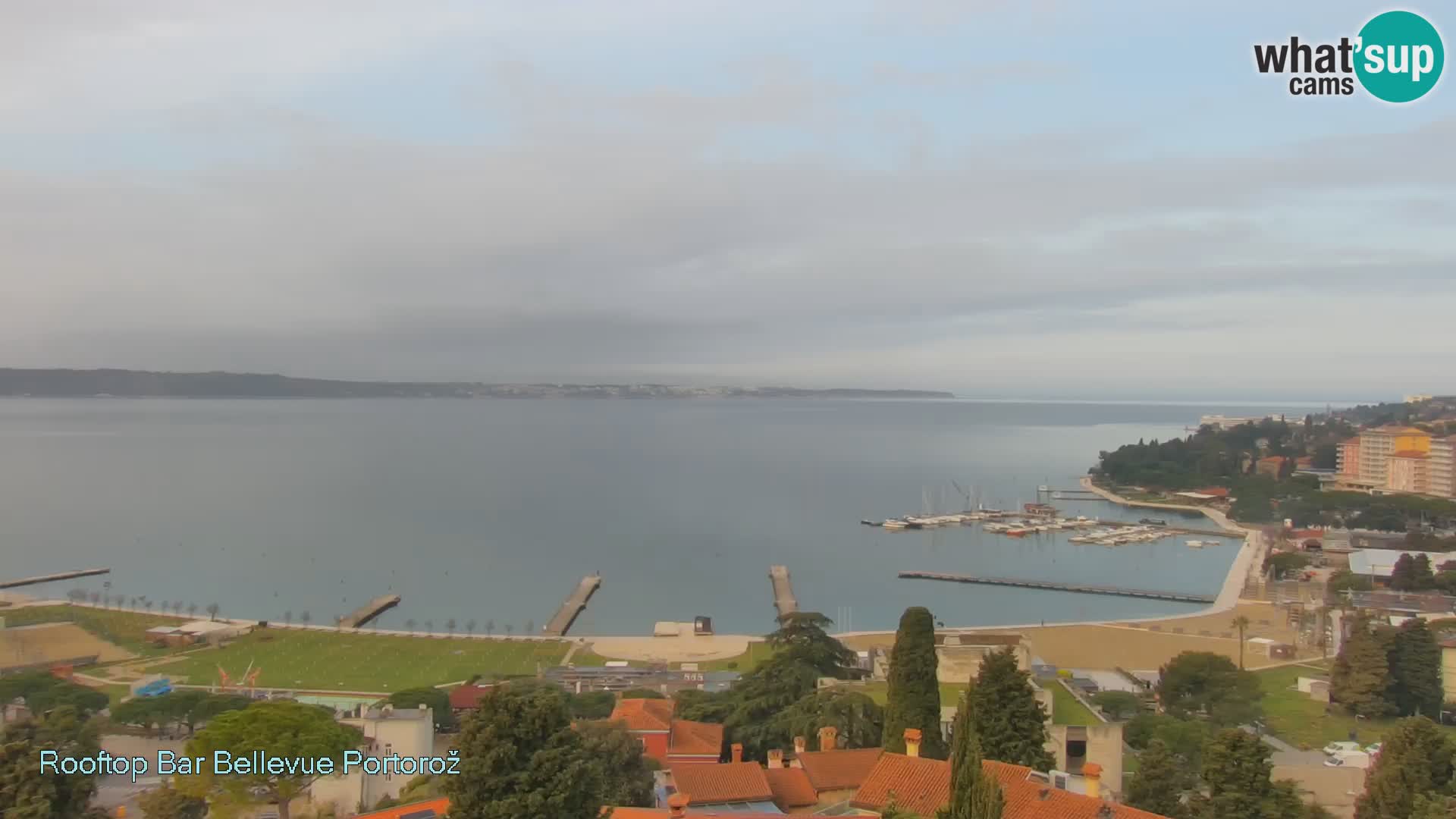 Panorama webcam Portorož – view from Villa Bellevue