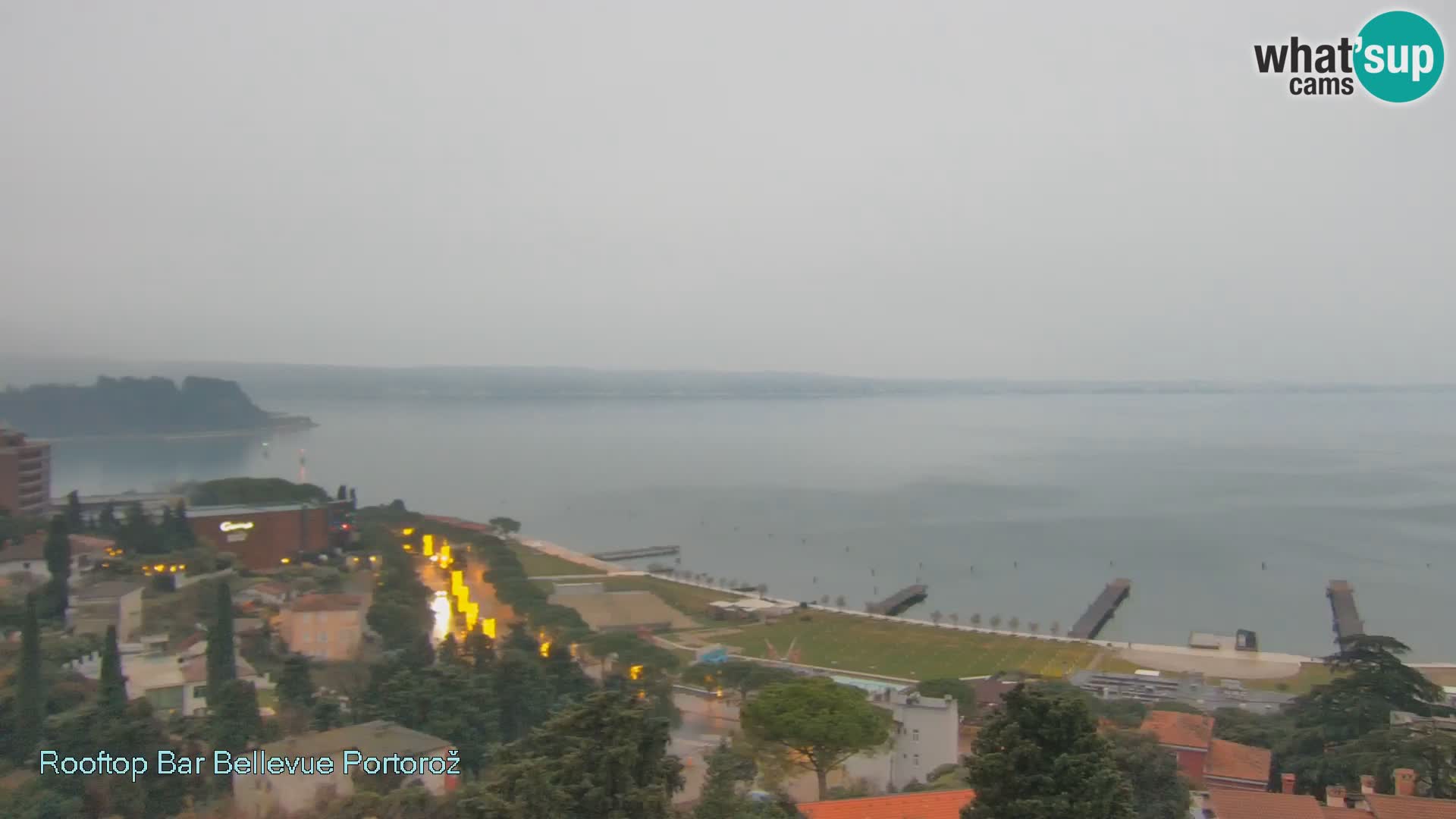 Panorama webcam Portorož – view from Villa Bellevue