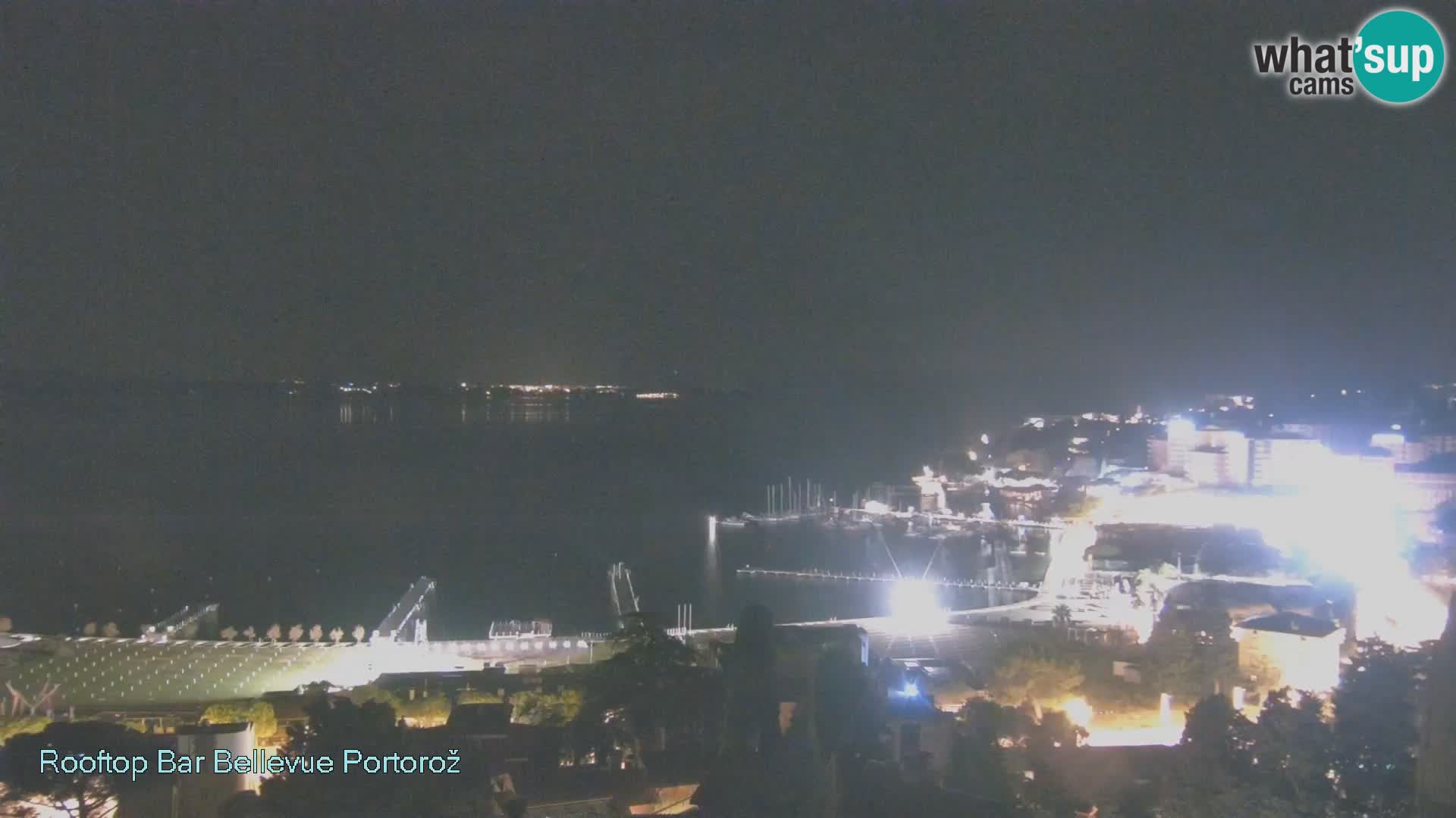 Portorož camera en vivo – Panorama Villa Bellevue