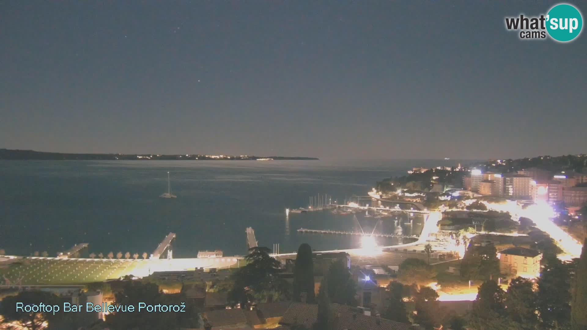 Panorama webcam Portorož – view from Villa Bellevue