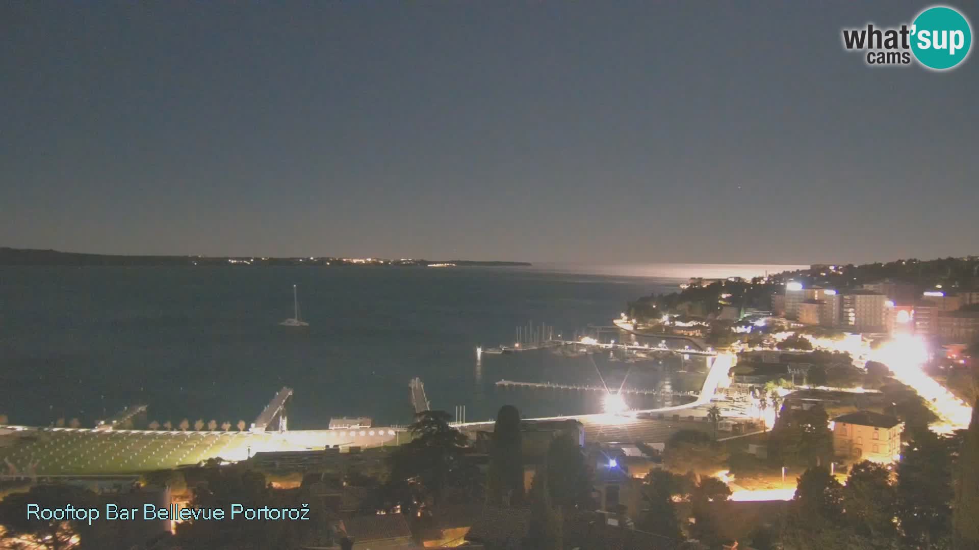 Panorama webcam Portorož – view from Villa Bellevue