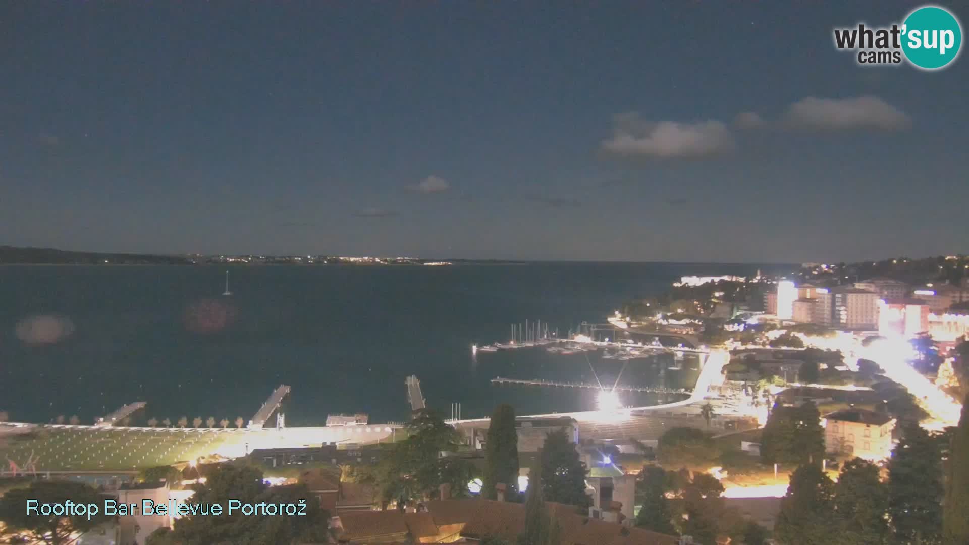 Panorama webcam Portorož – view from Villa Bellevue