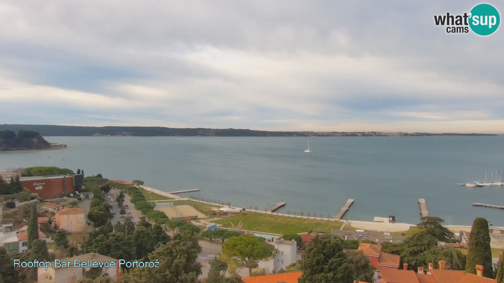 Panorama webcam Portorož – view from Villa Bellevue