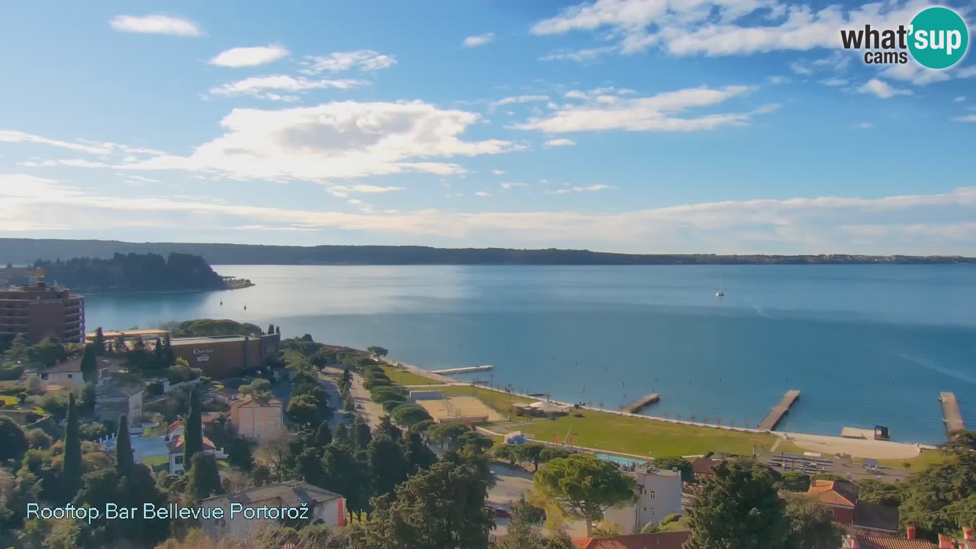 Panorama webcam Portorož – view from Villa Bellevue