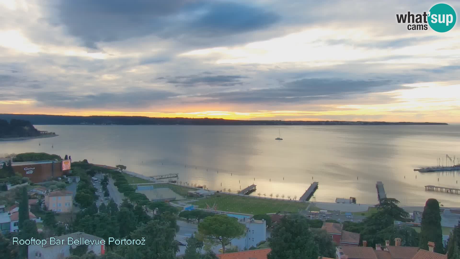 Panorama webcam Portorož – view from Villa Bellevue