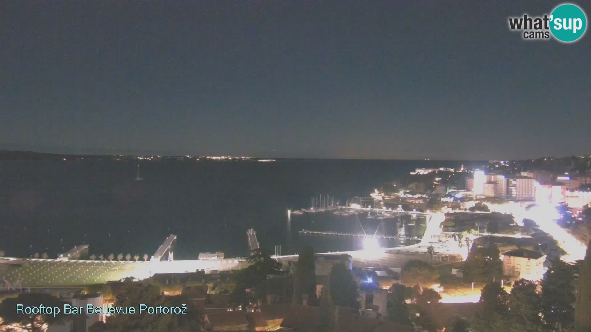 Portorož camera en vivo – Panorama Villa Bellevue