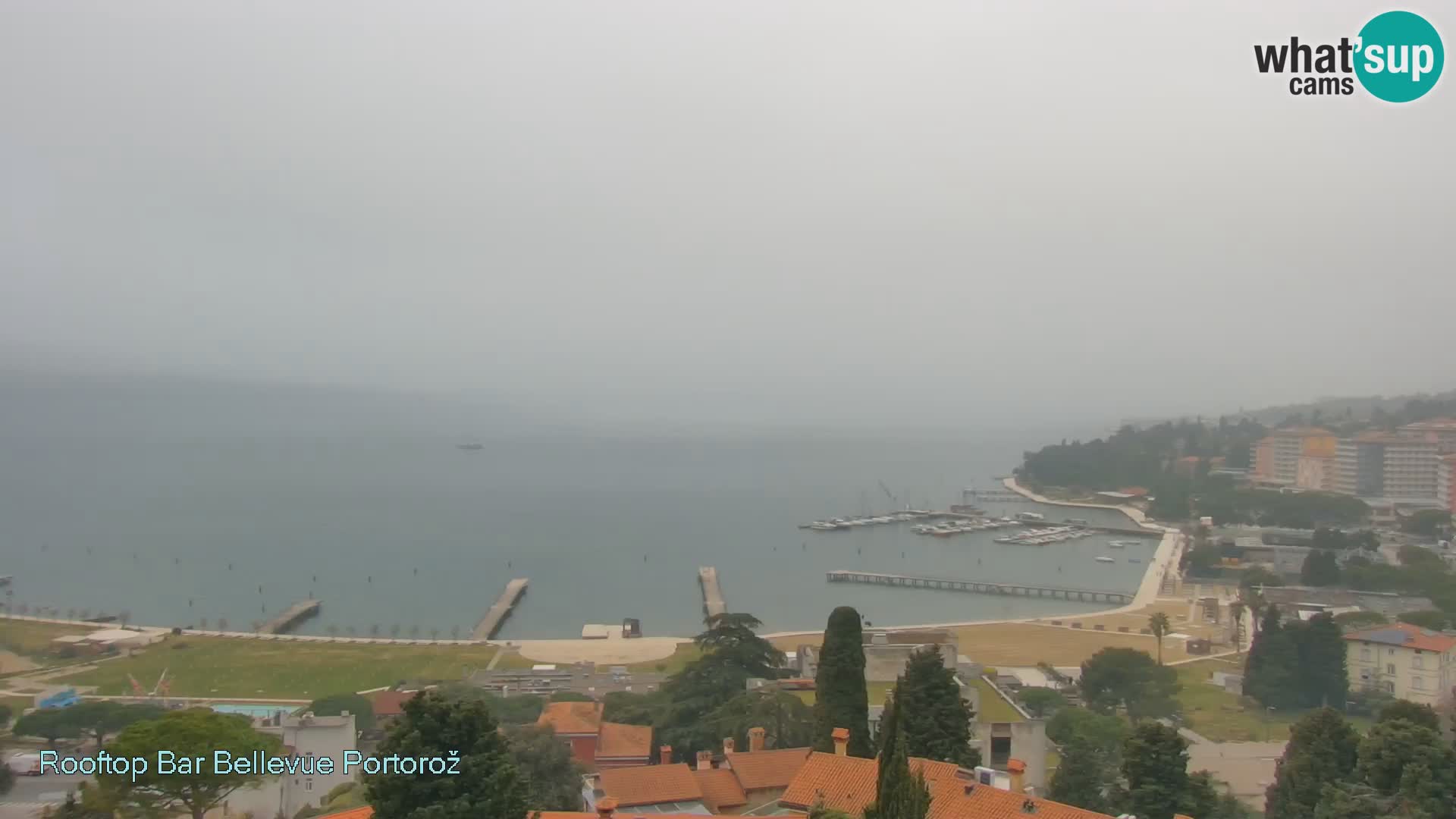 Live webcam Portorož – Panorama dalla Villa Bellevue