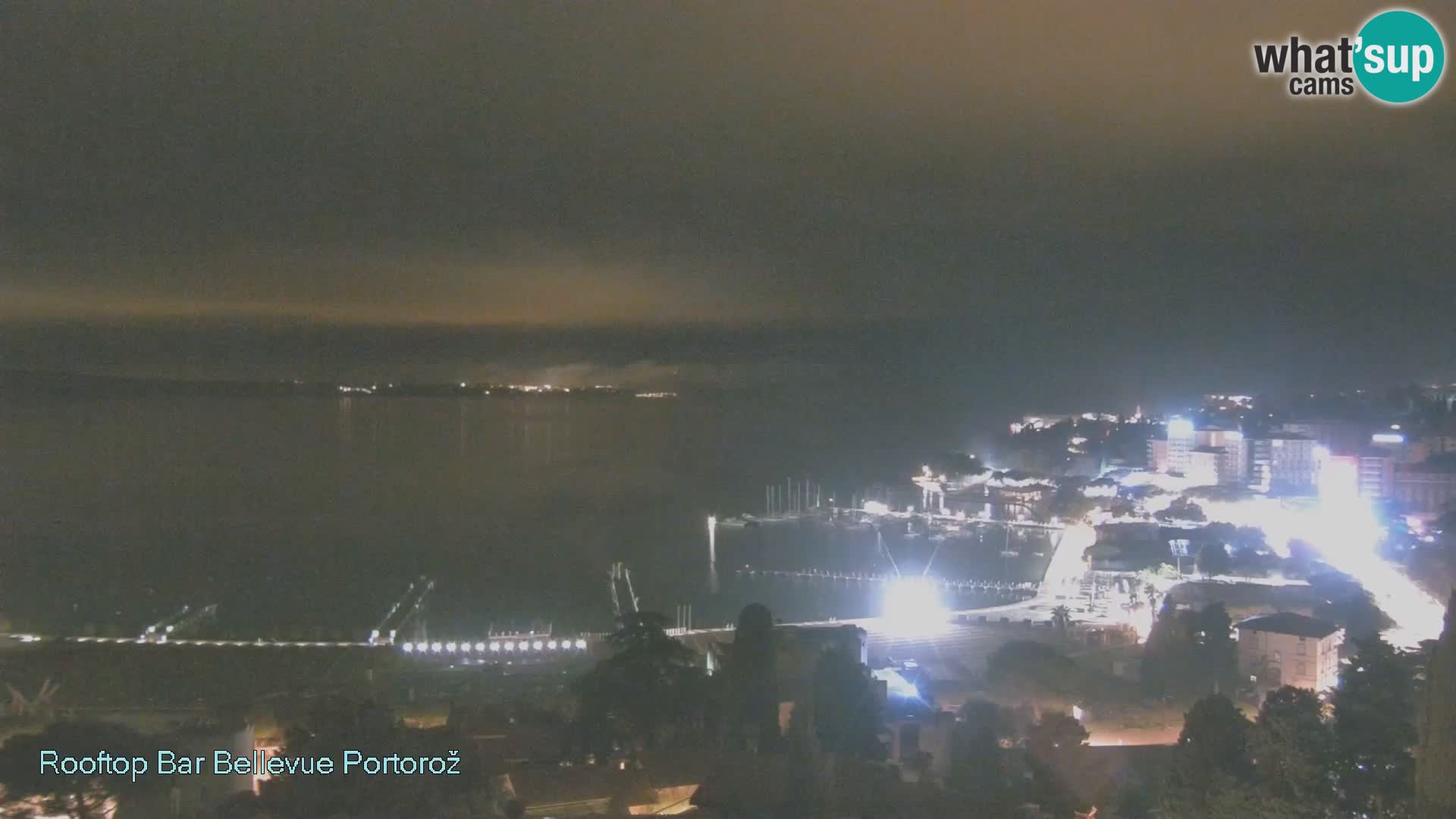 Panorama webcam Portorož – view from Villa Bellevue