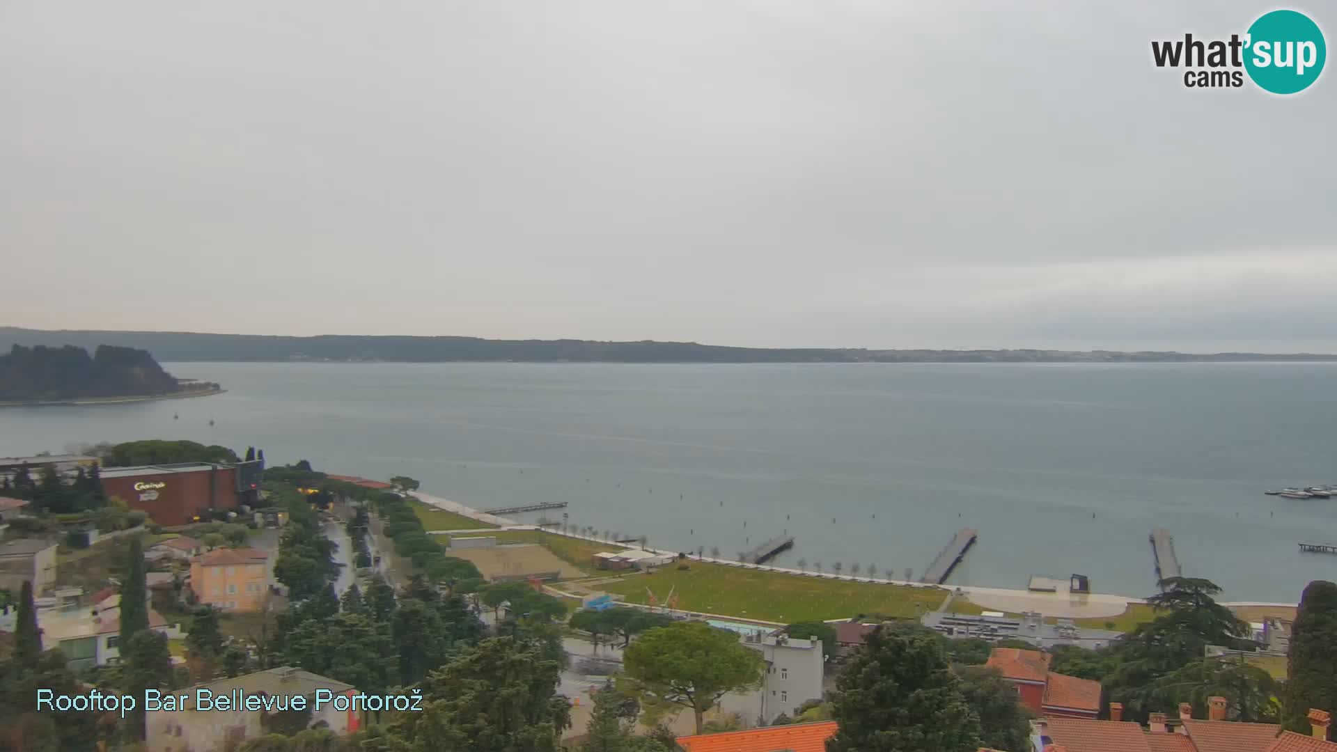 Portorož camera en vivo – Panorama Villa Bellevue