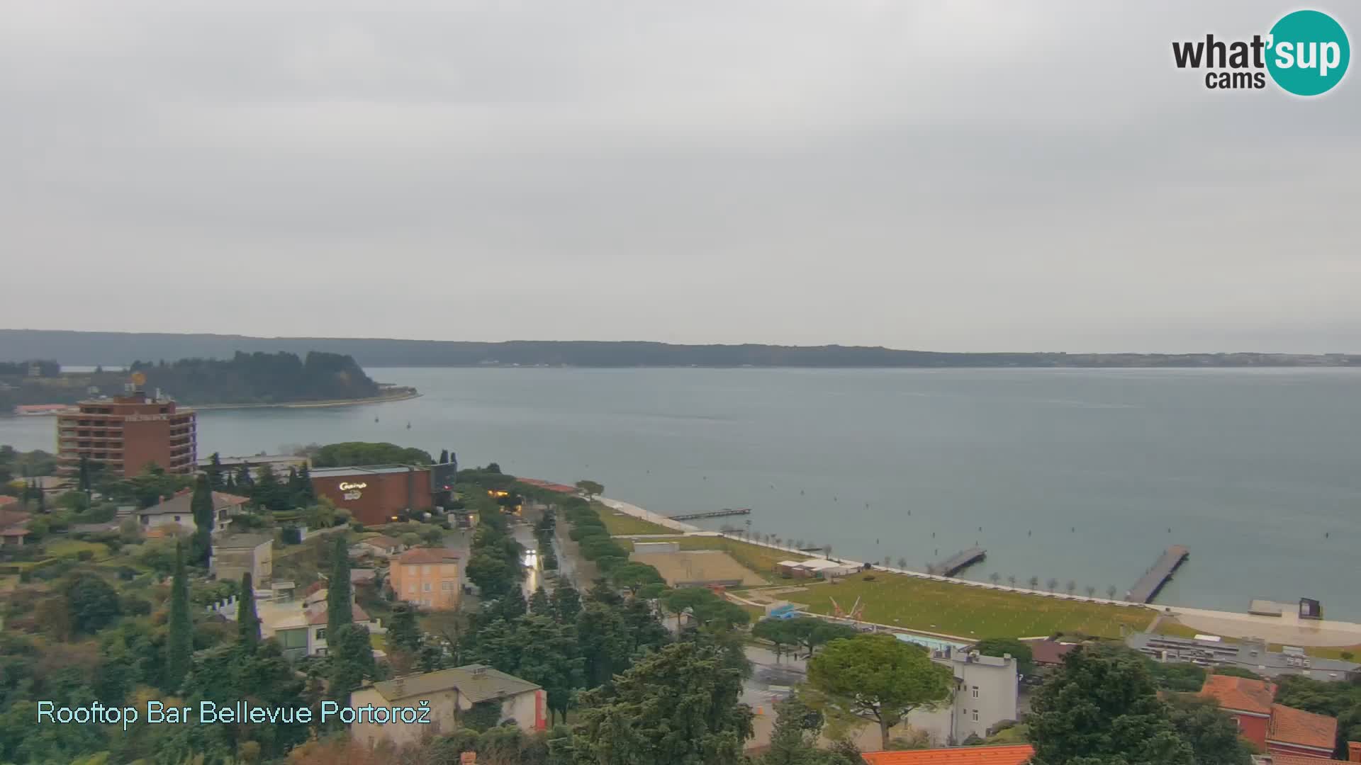 Portorož camera en vivo – Panorama Villa Bellevue