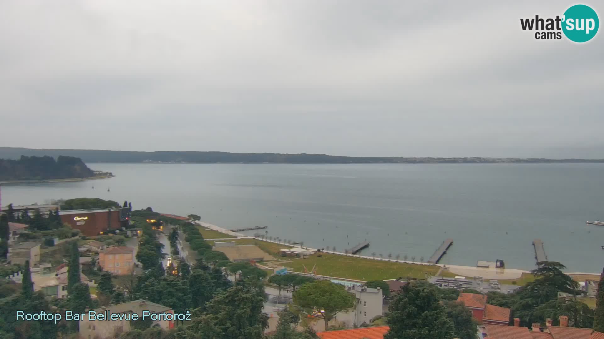 Live webcam Portorož – Panorama dalla Villa Bellevue