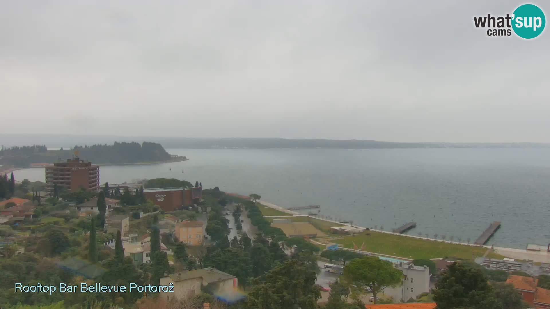 Live webcam Portorož – Panorama dalla Villa Bellevue