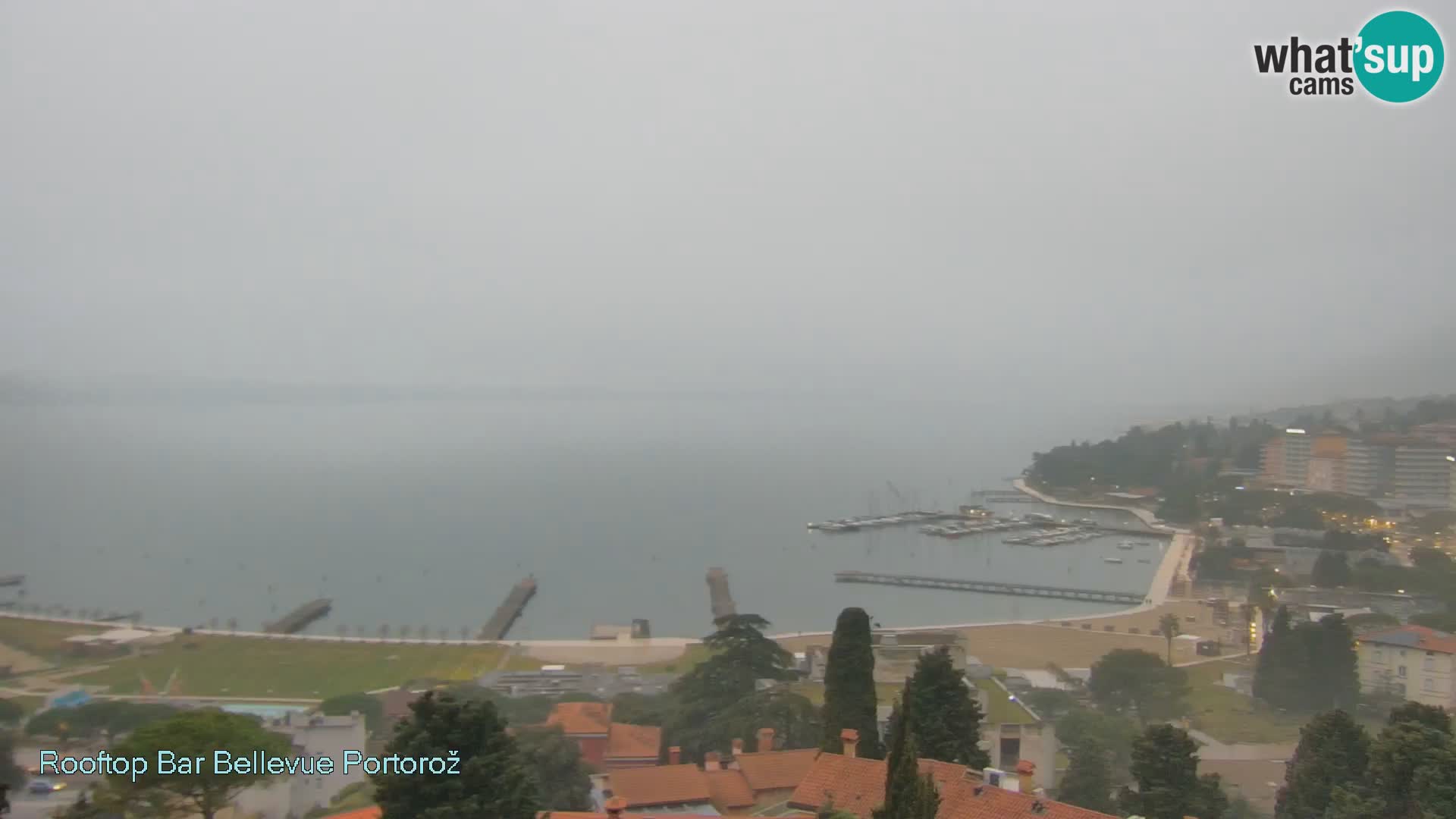 Portorož web kamera – pogled sa Villa Bellevue