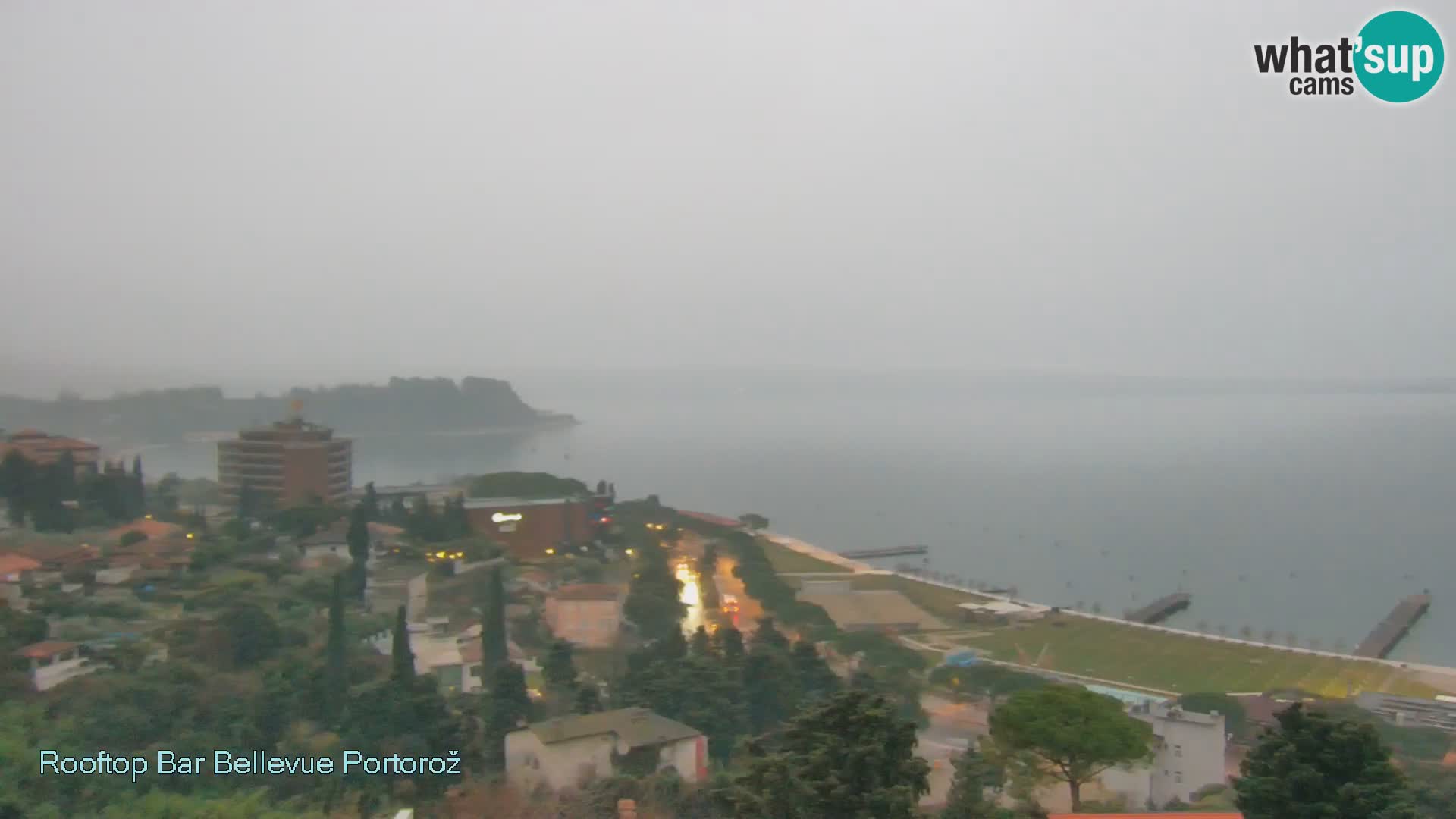 Live webcam Portorož – Panorama dalla Villa Bellevue