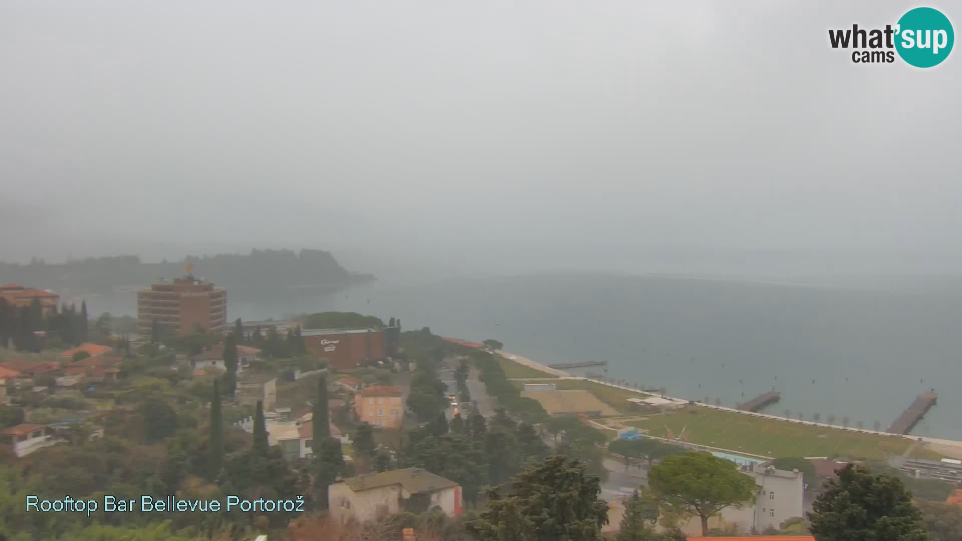 Live webcam Portorož – Panorama dalla Villa Bellevue