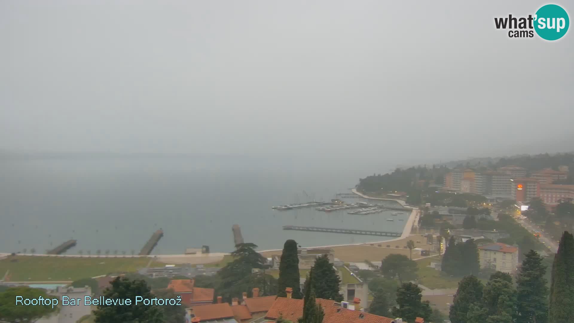 Portorož web kamera – pogled sa Villa Bellevue