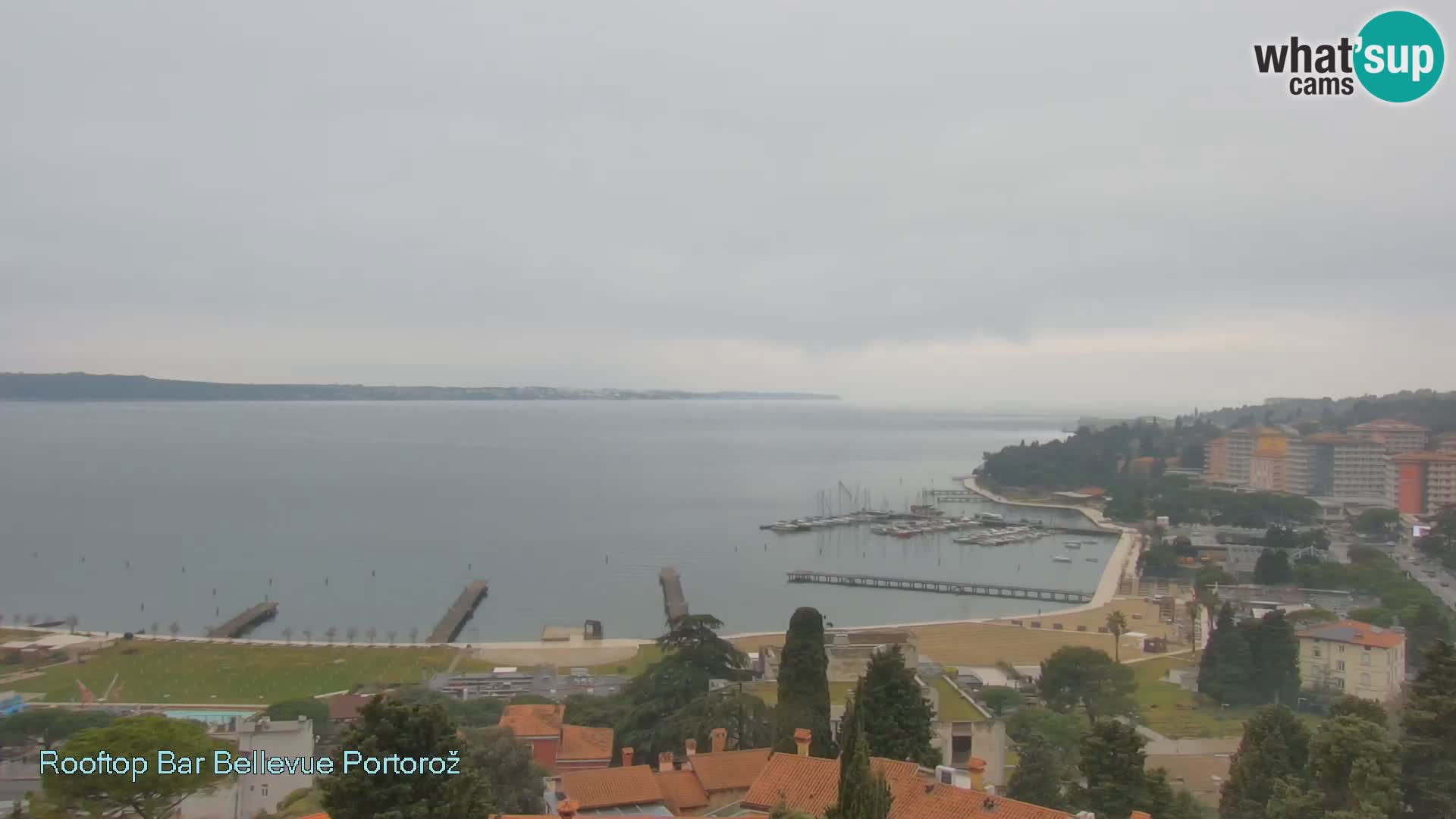 Portorož camera en vivo – Panorama Villa Bellevue