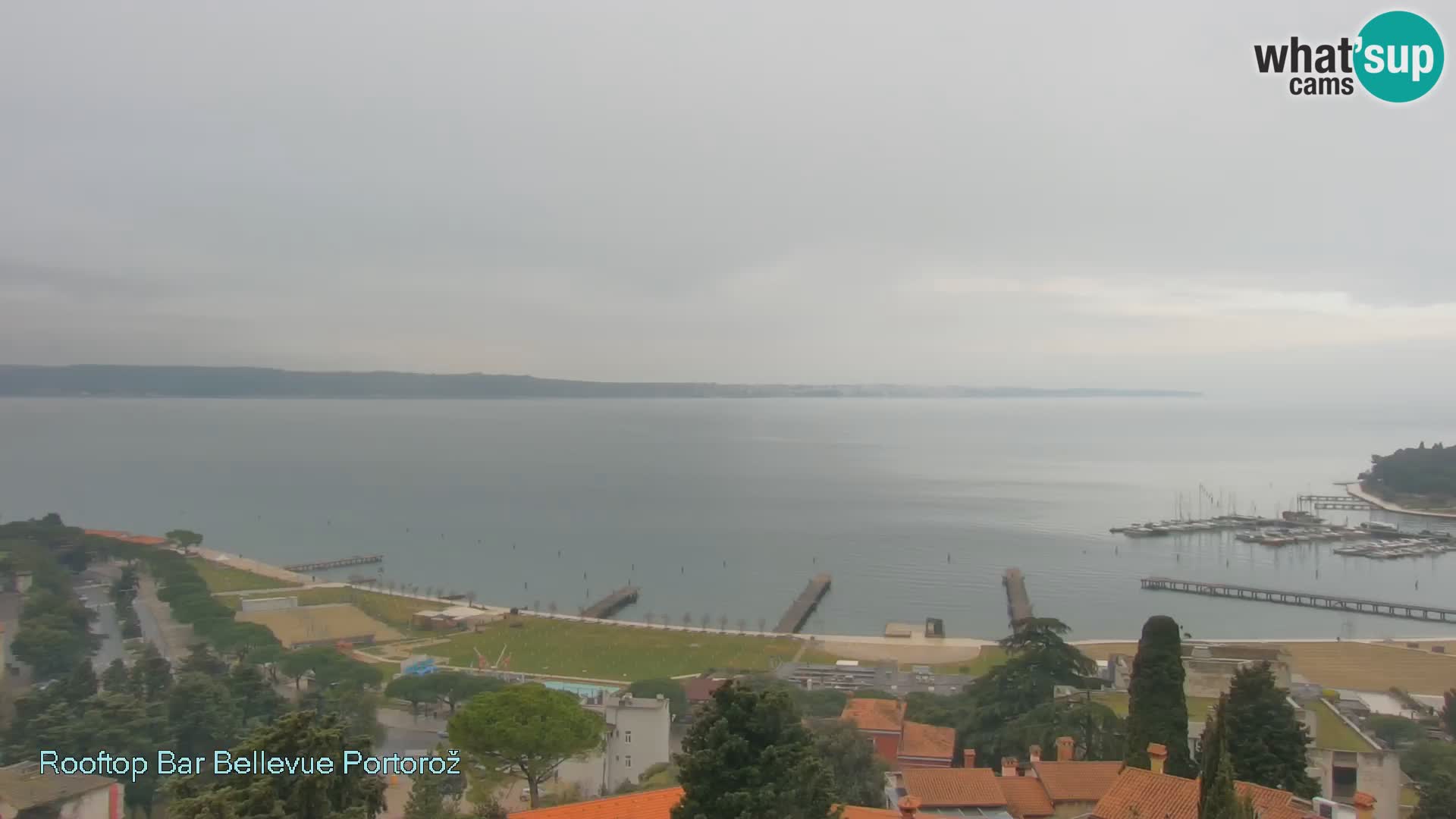 Live webcam Portorož – Panorama dalla Villa Bellevue